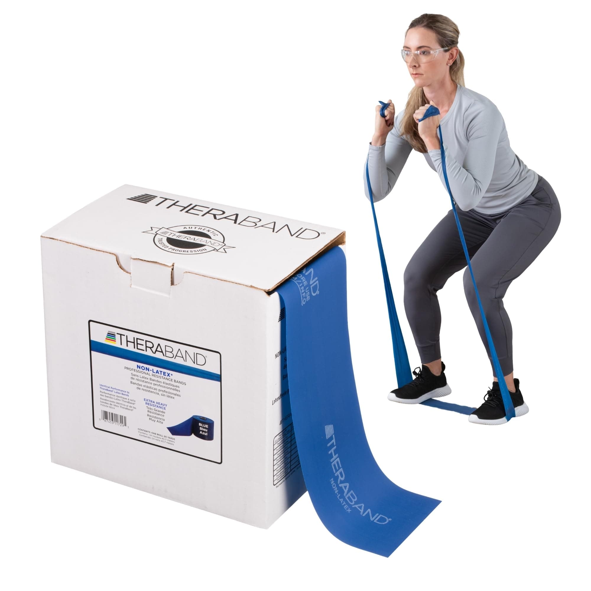 THERABAND Resistance Band, Special Heavy, 50-Yard Roll, Elastic Band for Exercise