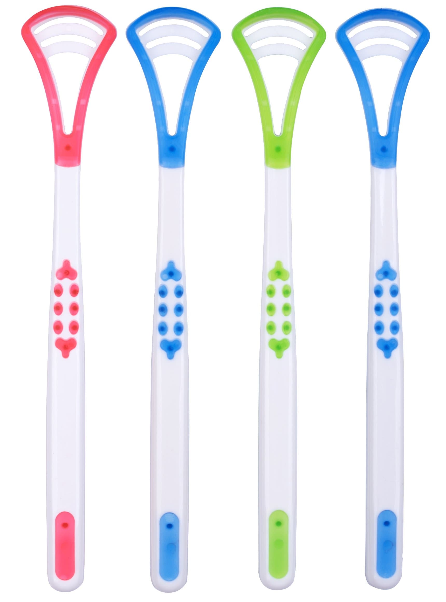 Tongue Cleaner Scrapers for Oral Care Tounge Scrapers Brush Great for adult kids (4 Pack)