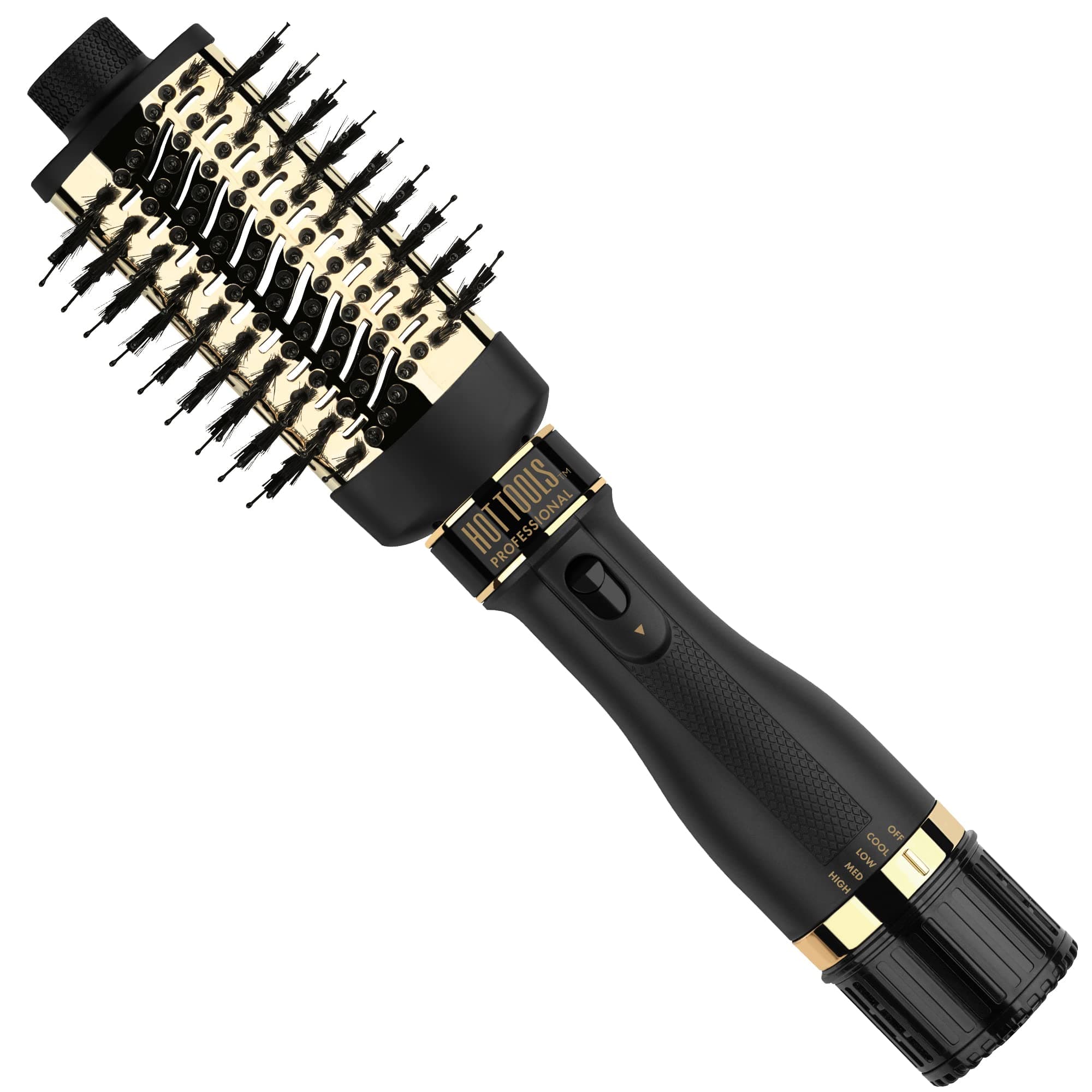 Pro Artist 24K Gold One-Step Small Detachable Blowout & Volumizer | Salon Quality Blowouts at-Home