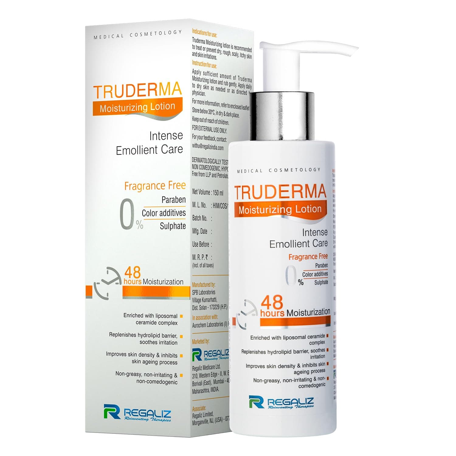 Truderma Moisturizing Lotion | Intense Emollient Care for Dry, Rough, & Itchy Skin | 150ml