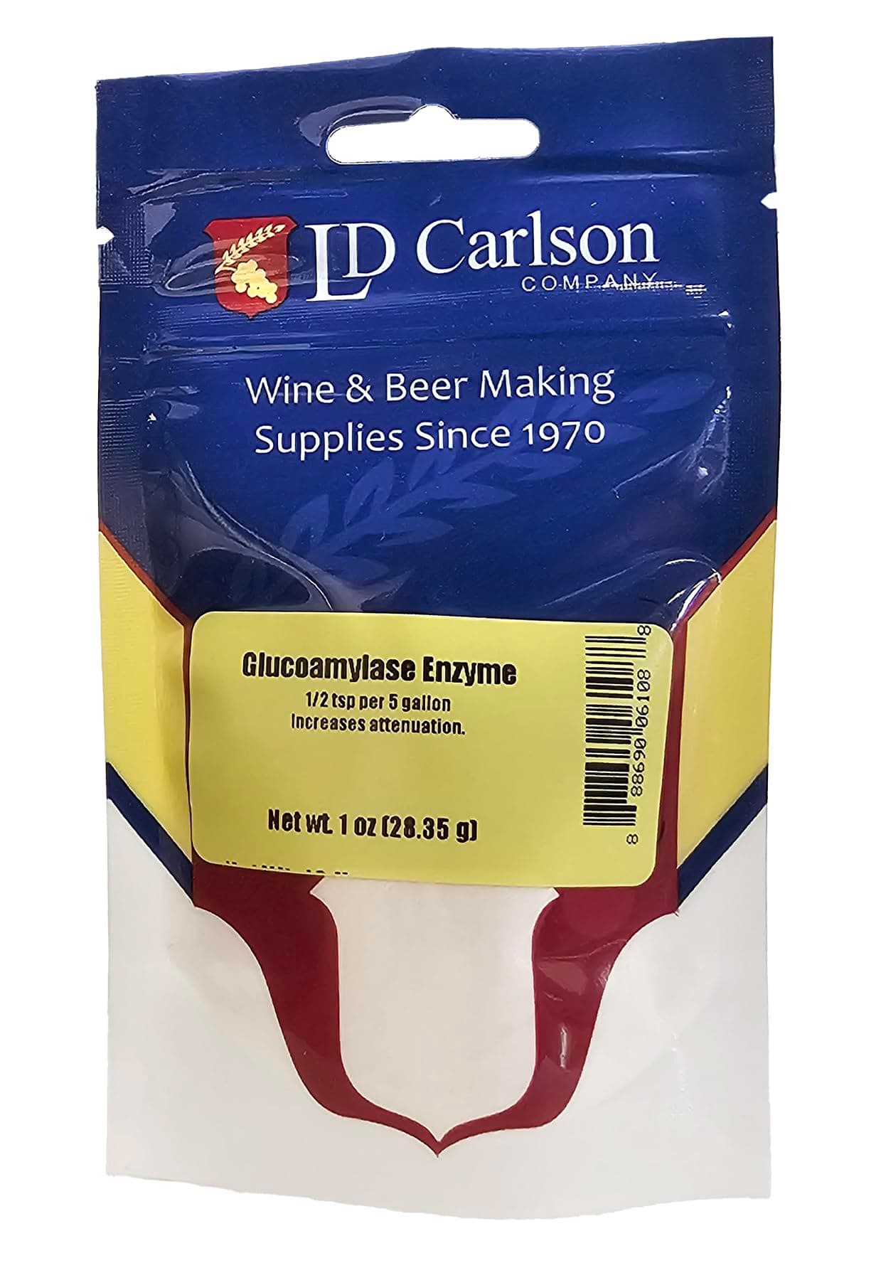 Home Brewing Supplies - 6108 Glucoamylase Enzyme - 1 Ounce