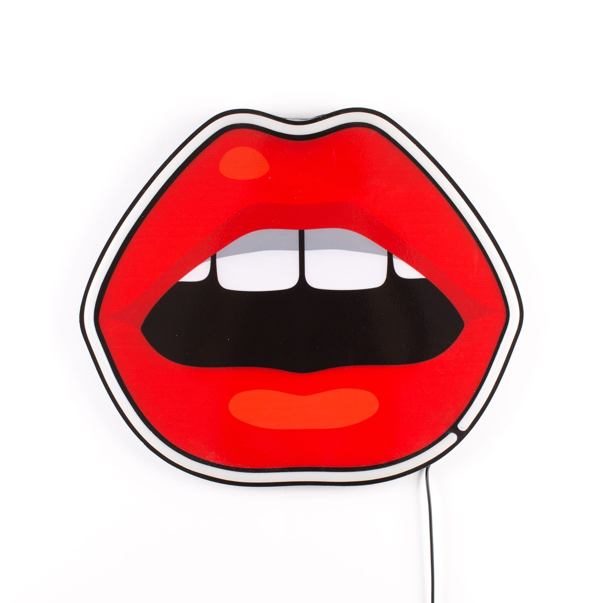 SelettiBlow Neon Lamp Mouth Wall lamp with Bright Lips red