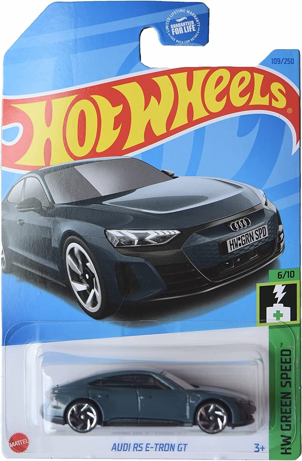 Hot Wheels Audi RS E Tron GT, HW Green Speed 6/10
