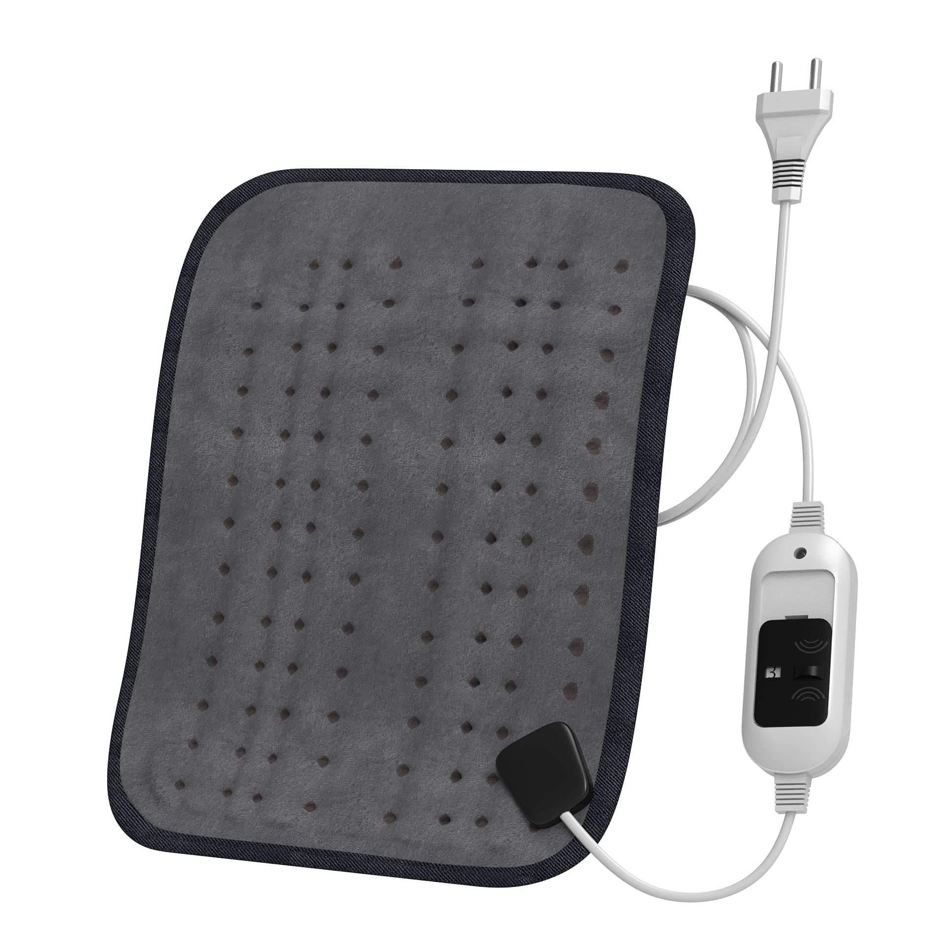 MCP Velvet Grey Heating Pad For Pain Relief, Period Cramps Relief, Electric Heating Pad And Heating Pad For Back Pain (With Auto Temperature Controller).
