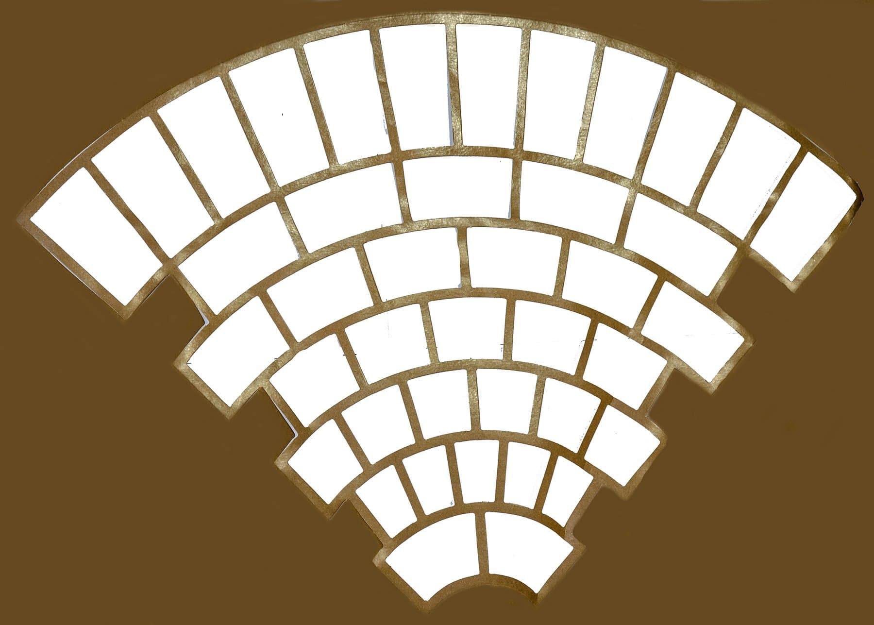 Artcrete AD-CIRR Adhesive Stencil - Large Circle, Roll of 7