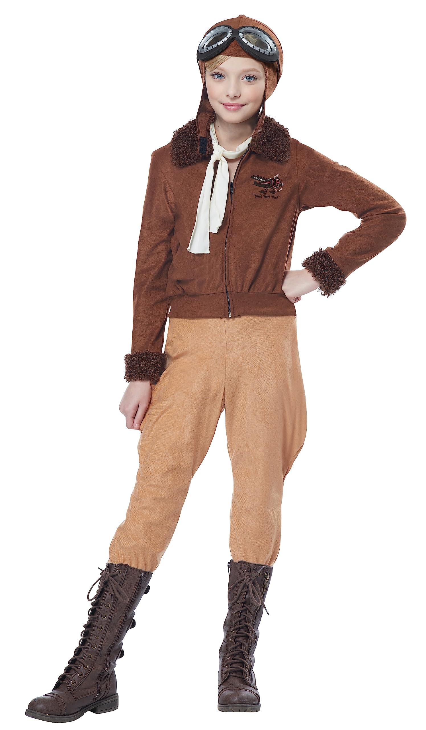 California Costumes unisex-child Amelia Earhart/Aviator Costume (pack of 1)