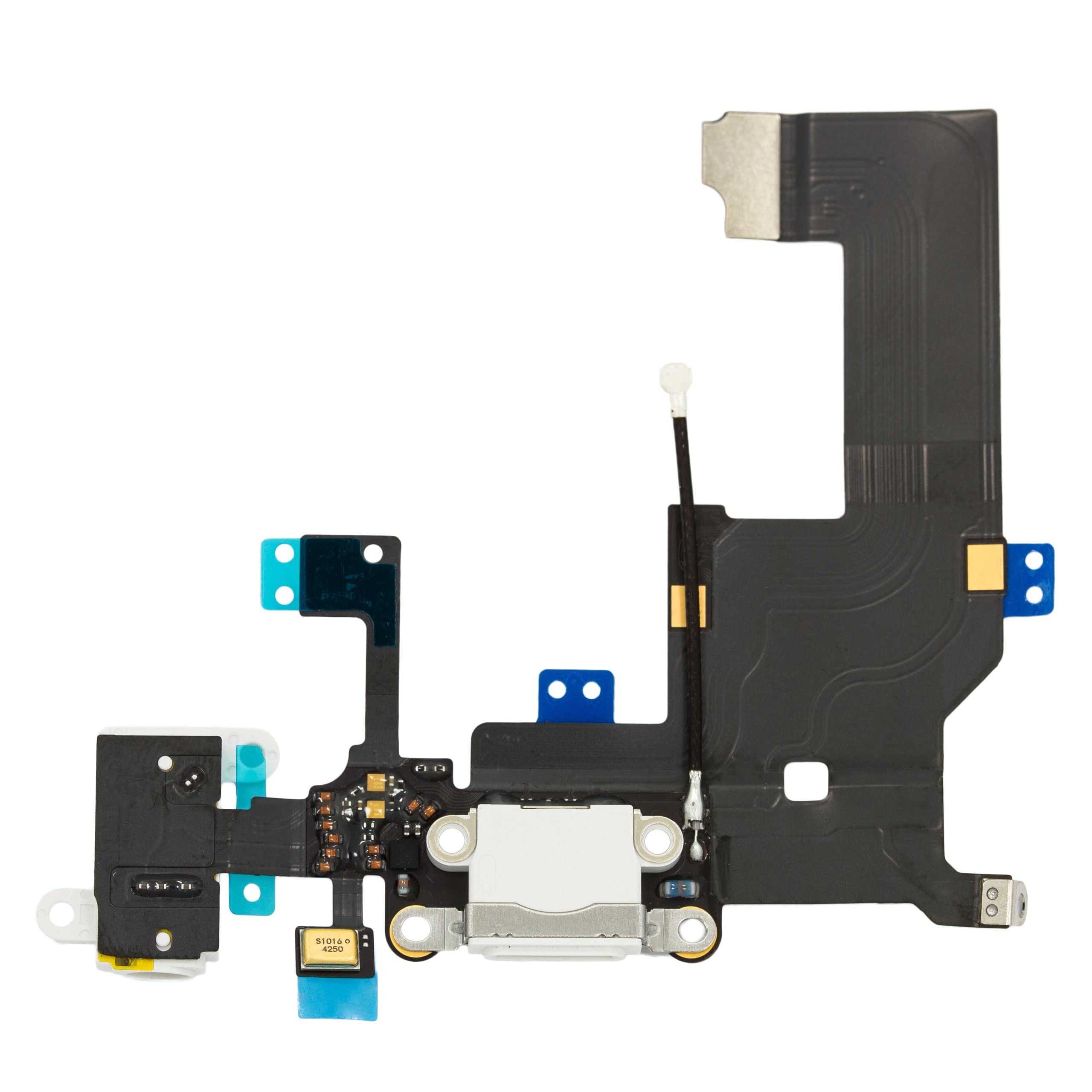 White iPhone 5 Charging Port Microphone & Headphone Jack Flex Replacement Part CellFixRepairs