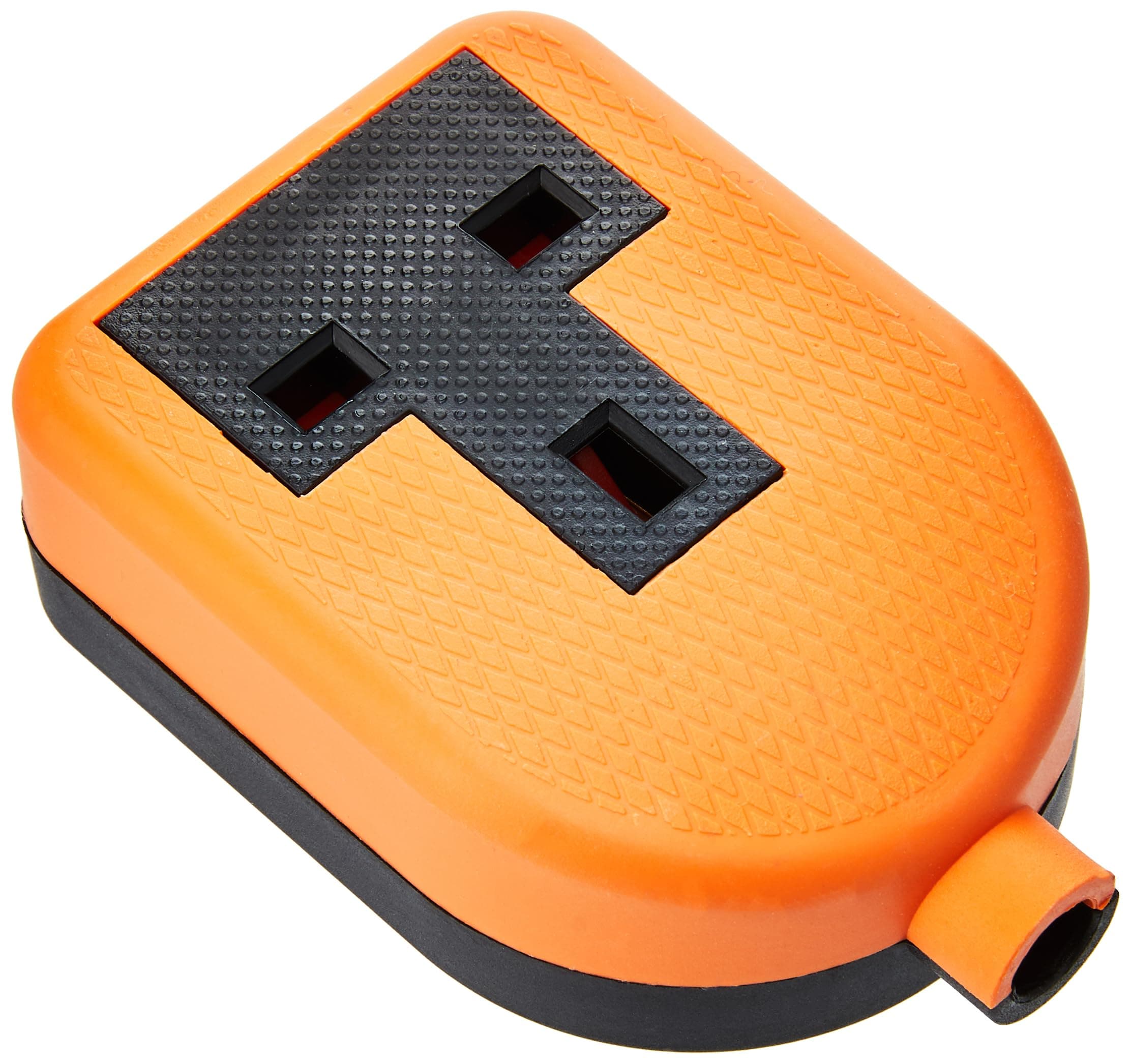 Merriway BH02687 Nylon Extension Socket 13 Amp 1-Gang - Orange