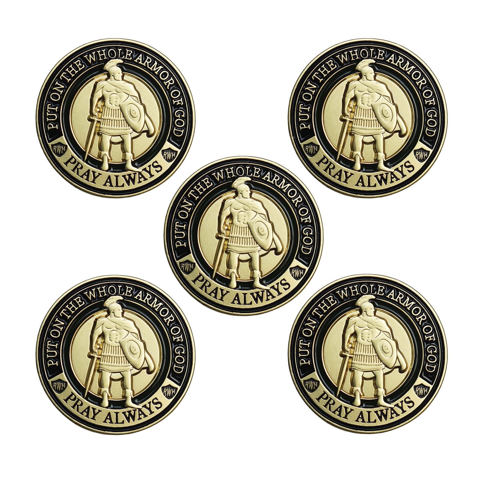 Put On The Whole Armor of God Lapel Pins for Men 1.18"