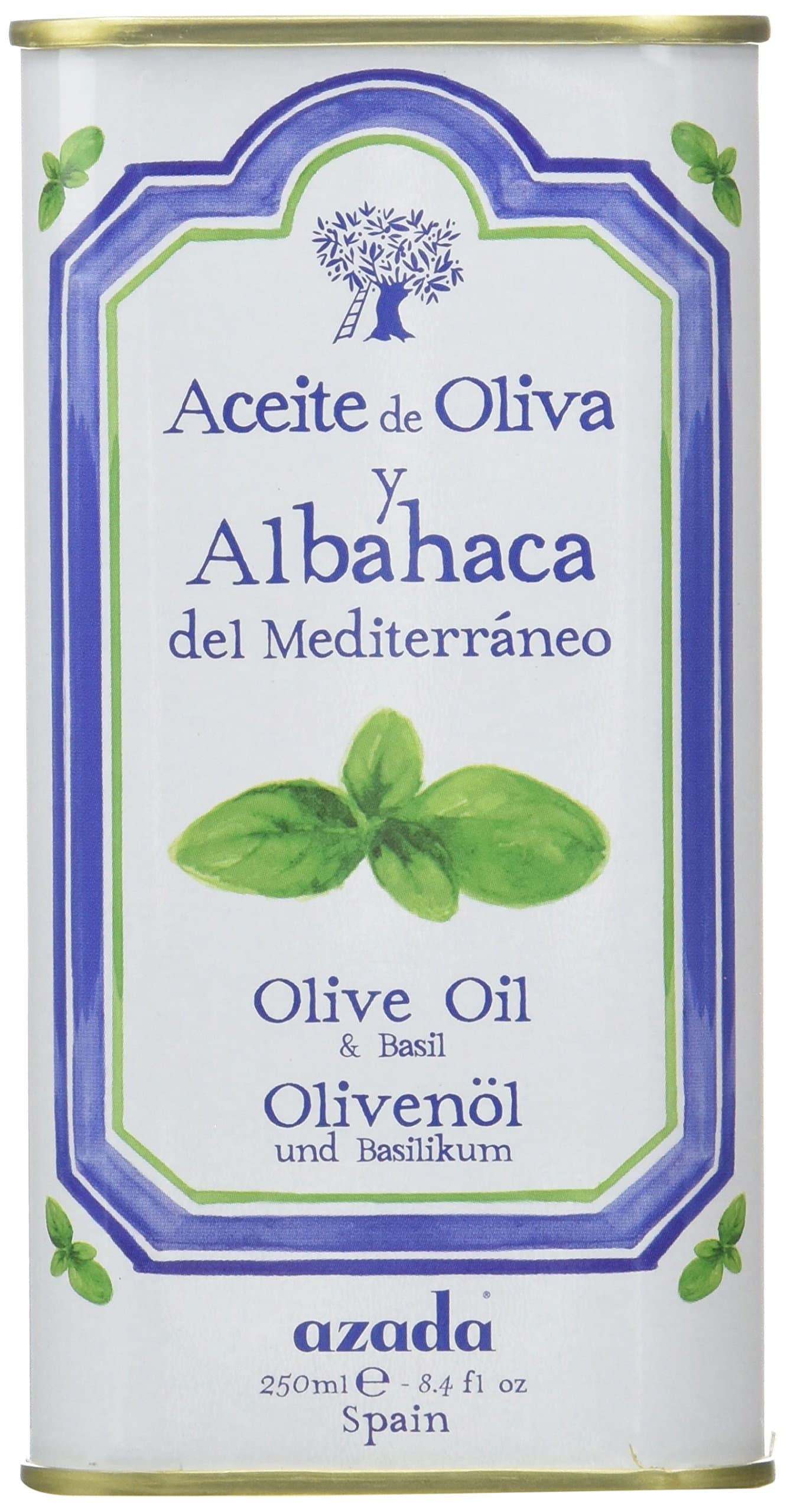 Azada Basil Flavoured Extra Virgin Olive Oil 250 ml