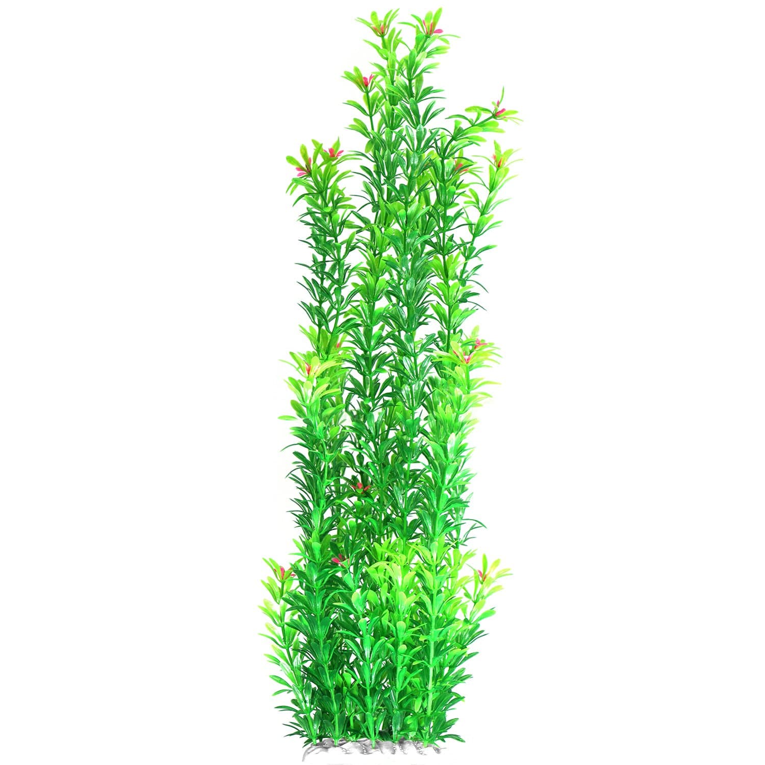 52cm Artificial Aquatic Plant Fish Tank Large Plastic Plants with Flowers Fake Aquarium Plants Decoration 20.5 inch