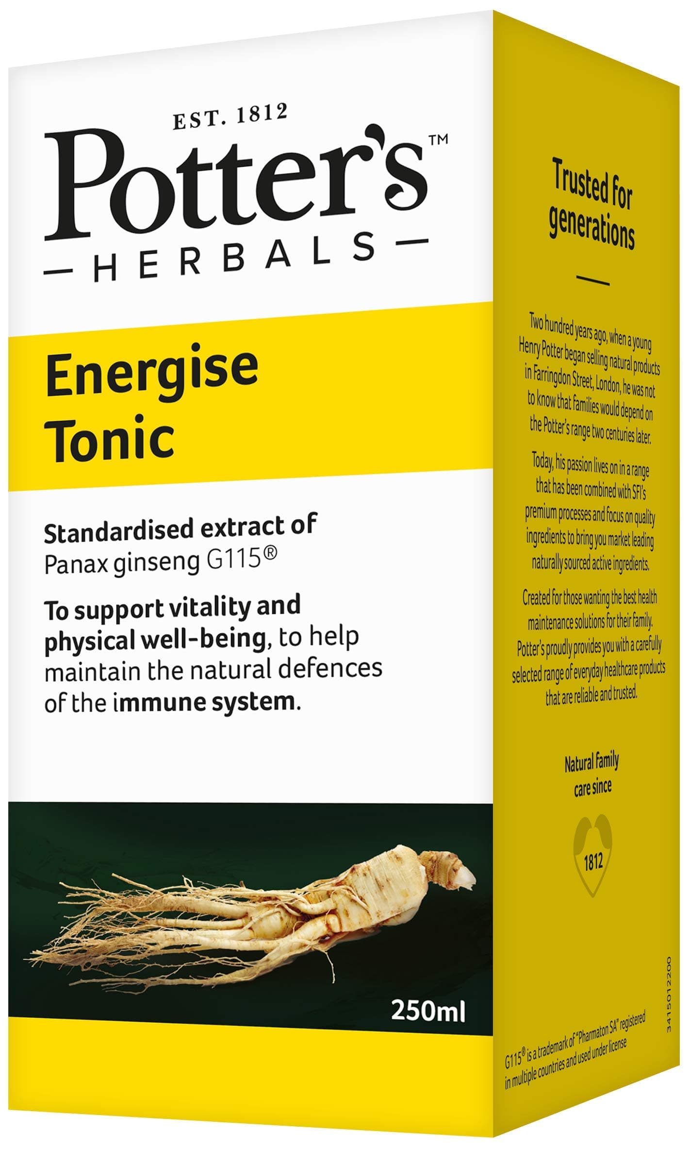 Potter's Herbals Energise Tonic