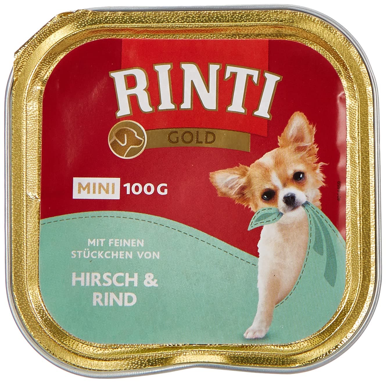 RintiGold Mini Deer & Beef, Pack of 16 (16 x 100 g)