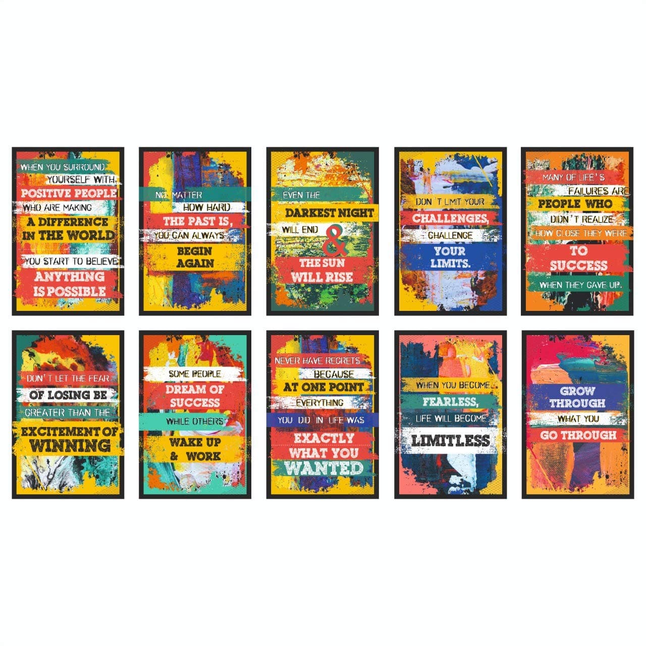 Motivational Wall Posters For Home Office Cafe Study Room Living Room Decoration