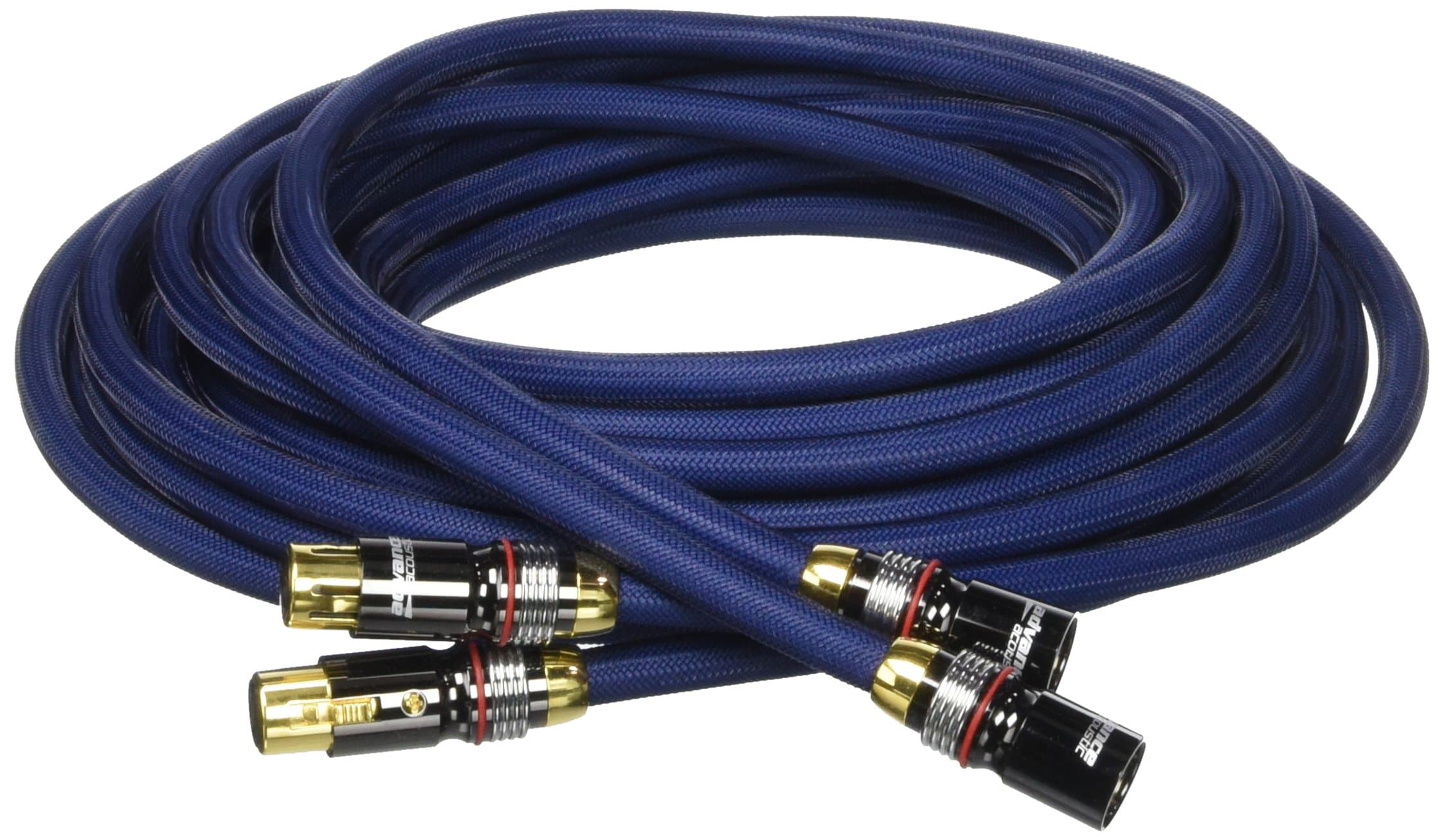Advance Acoustic ACS 15 Pair of Modulation Cable Balanced XLR Male/Female Stereo 6 m Blue