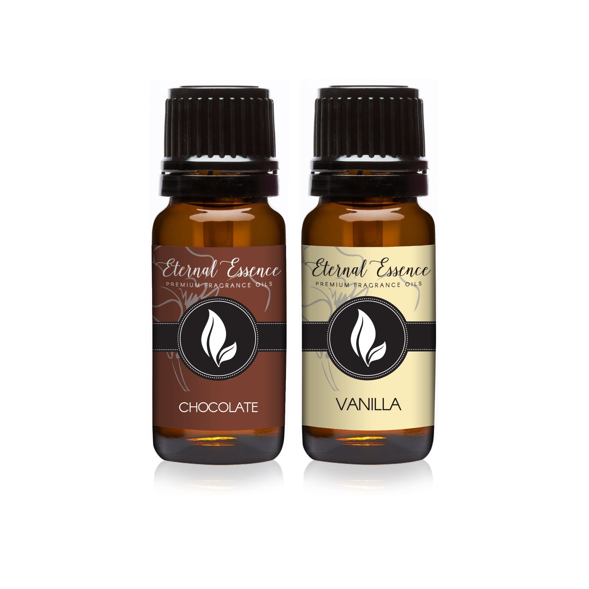 Eternal Essence Oils Pair (2) - Chocolate & Vanilla - Premium Fragrance Pair - 10ml