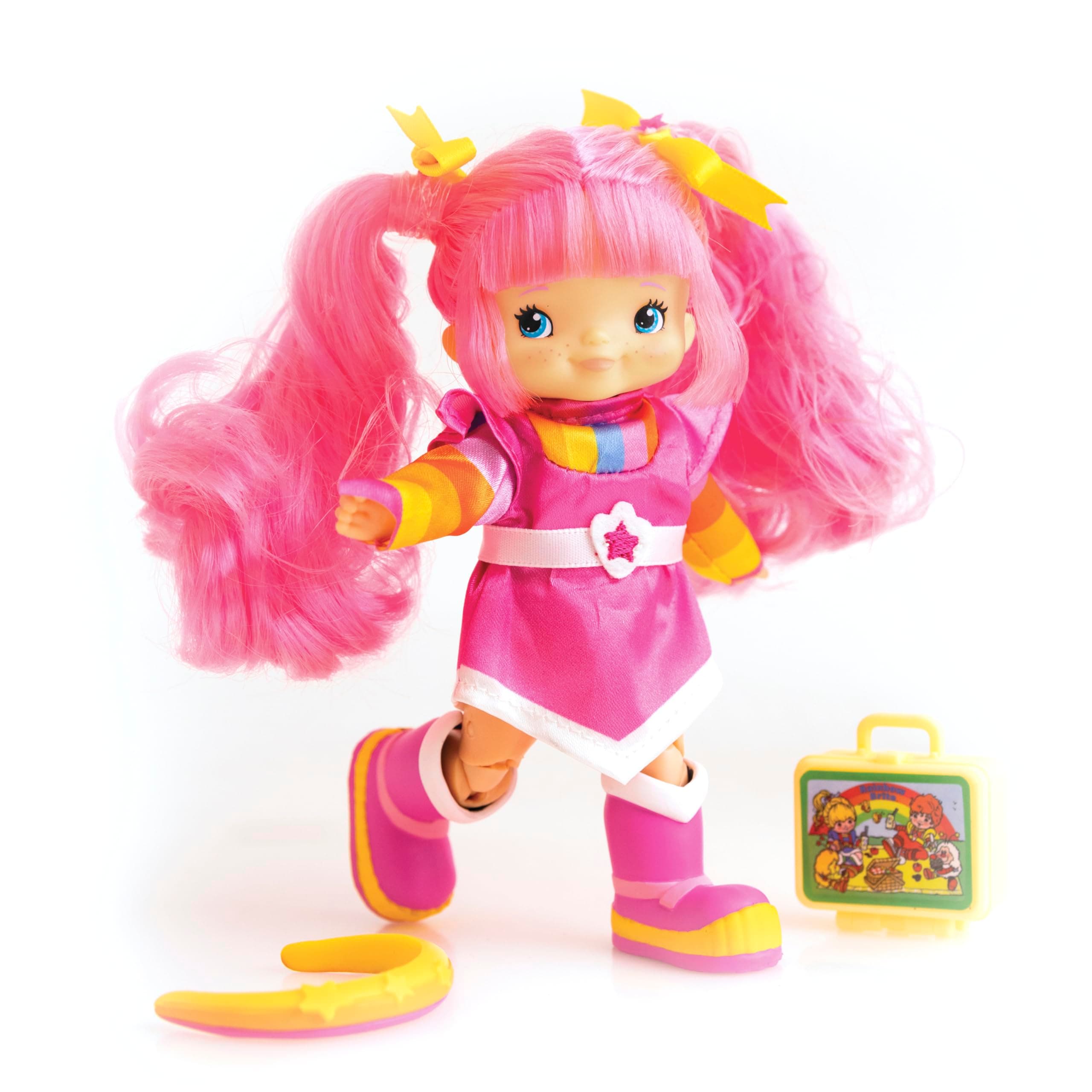 The Loyal Subjects Rainbow Brite 5.5-inch Tickled Pink Poseable Fashion Doll