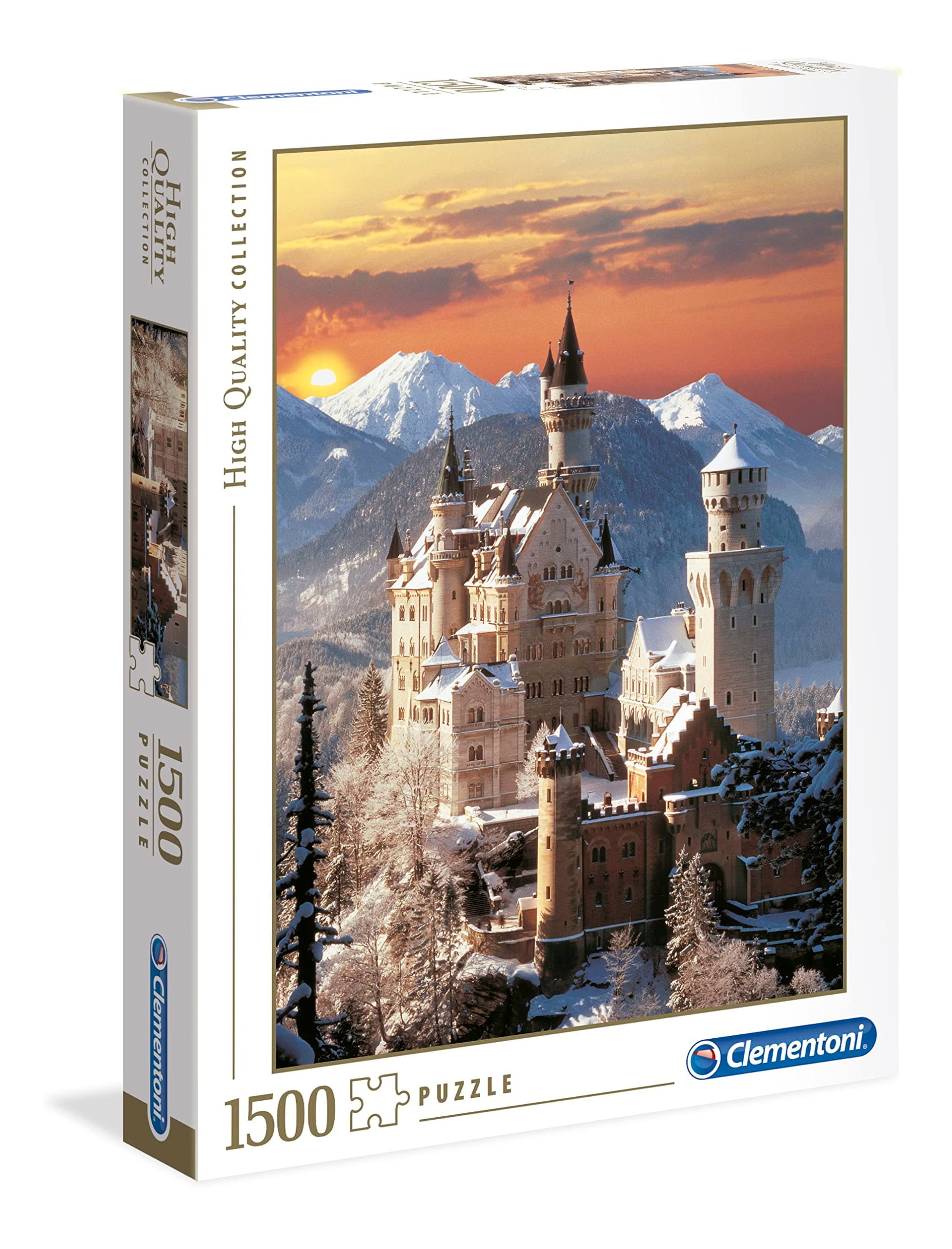31925 - Collection Puzzle for Adults and Children- Neuschwanstein - 1500 Pieces