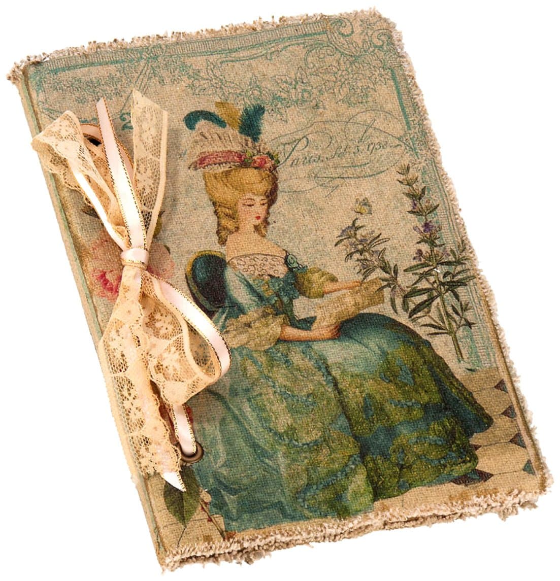 October Hill Fabric Boudoir Scrapbook Journal, Countess Royalty Paris (MBF12607)