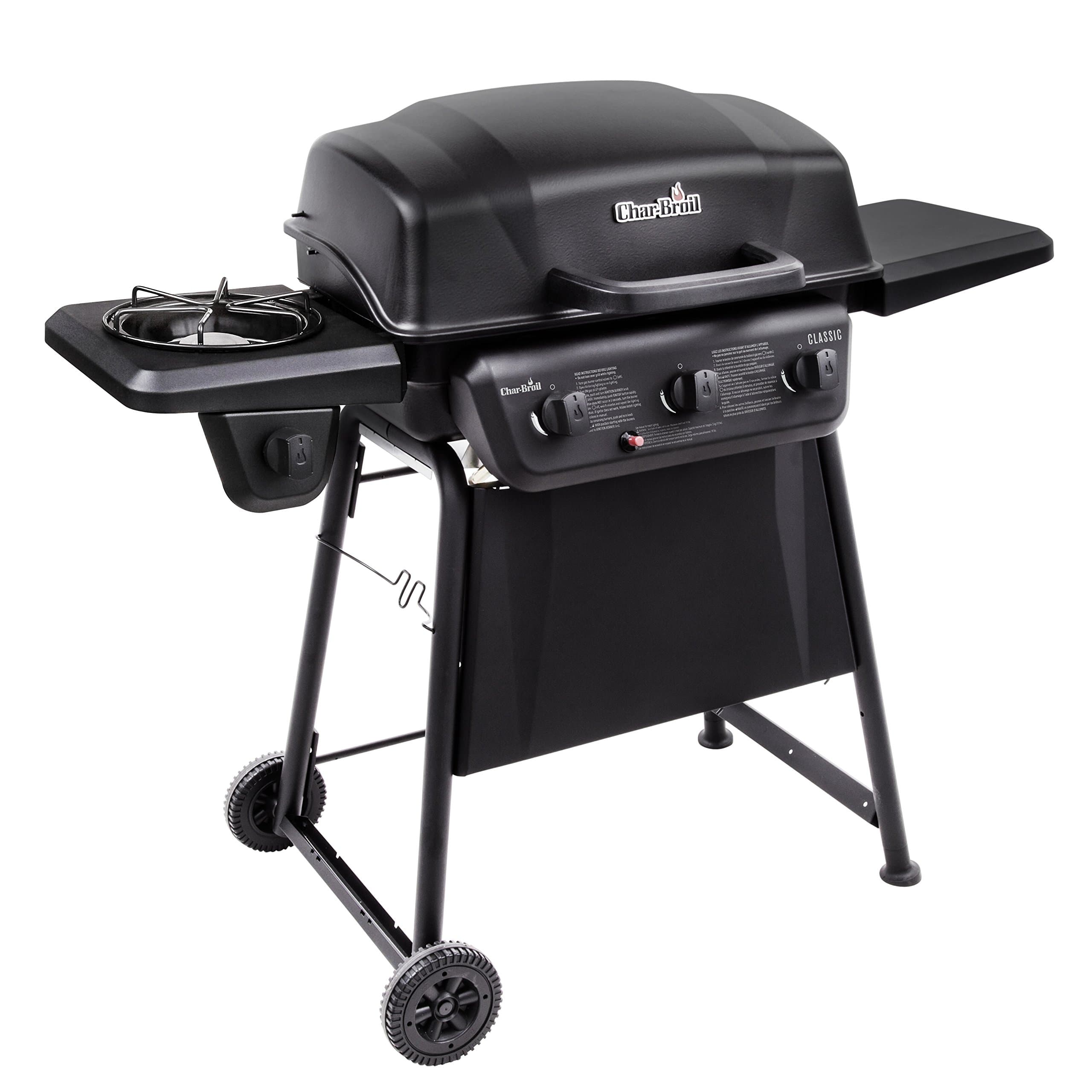 Char-Broil® Classic Series™ Convective 3-Burner with Side Burner Propane Gas Stainless Steel Grill - 463773817-P2