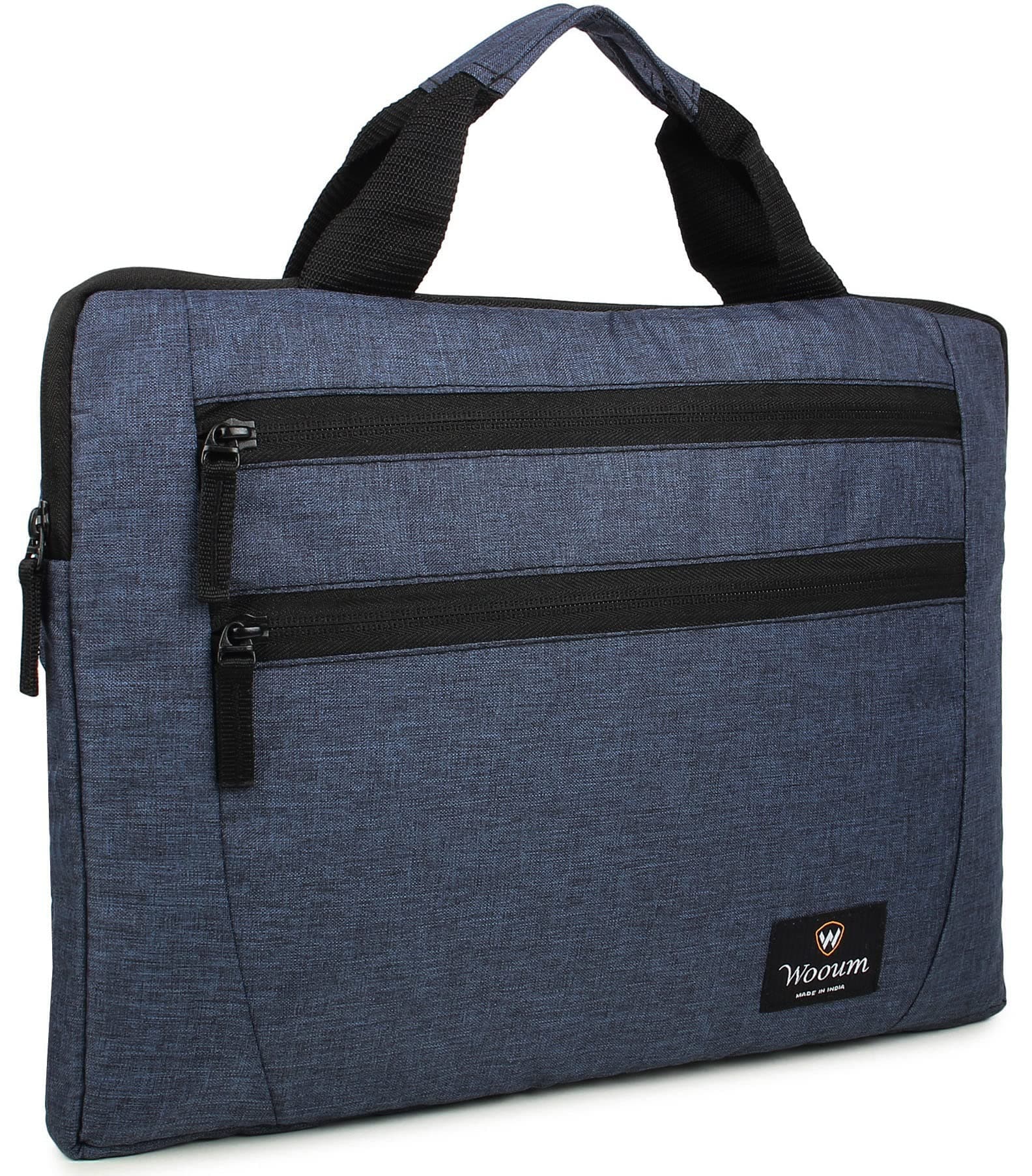 Wooum 15.6 inch Laptop Sleeve/Laptop Protective Case/Laptop Pouch Water Resistant Laptop Carrying Case for HP, Dell, Lenovo, Asus Notebook MacBook Pro 16/15 Acer Samsung Chromebook with Handle Blue