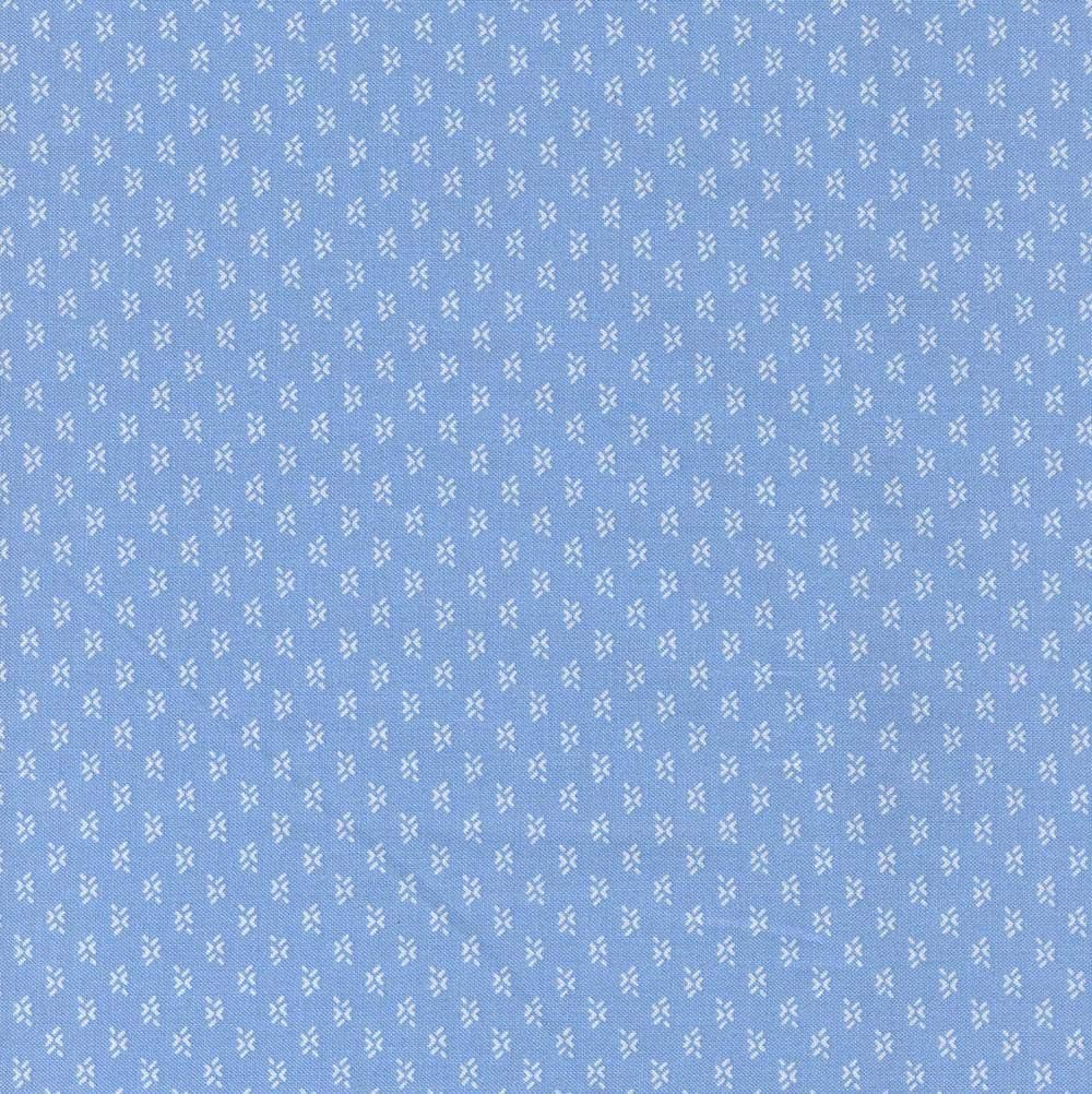 Windham Fabrics English Garden Clare Therese Gray Shirting Blue