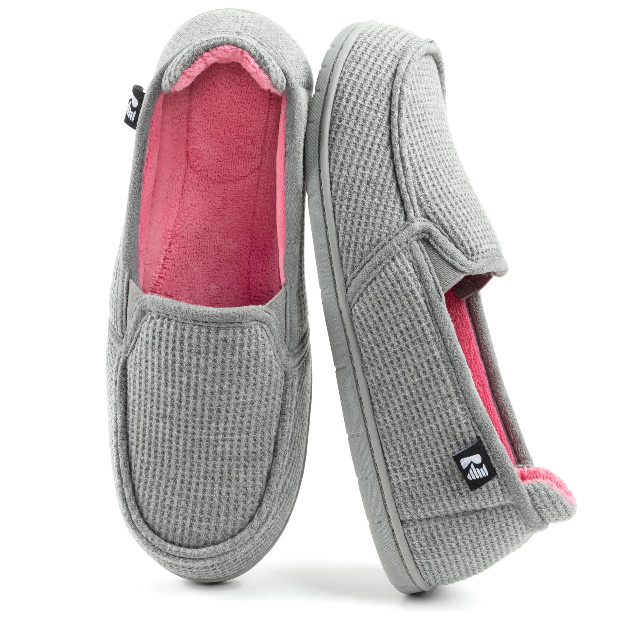 Women's Two-Tone Hoodback Slipper with Removable Insole