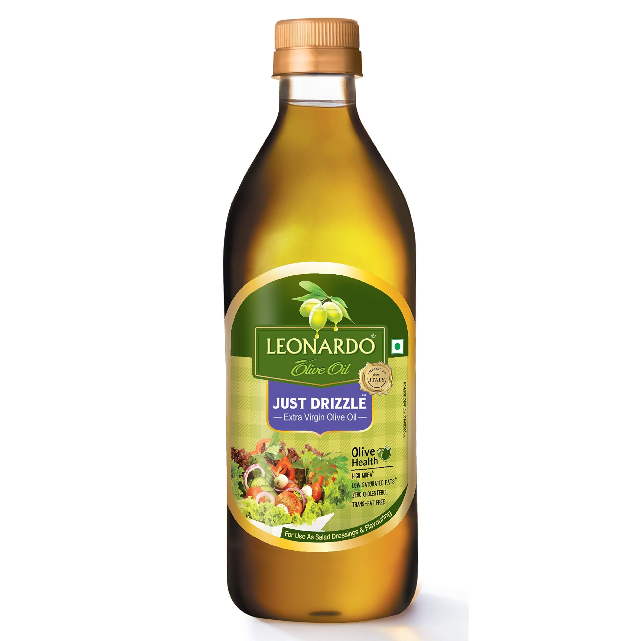 Extra Virgin Olive Oil, 1L Bottle | Premium Cold Pressed | From Italy | Made With 150+ Years of Expertise | Cholesterol & Trans Fat-Free, Rich In Antioxidants | High MUFA | Perfect For Salads, Breads, Pizza, Pasta & Grilling.