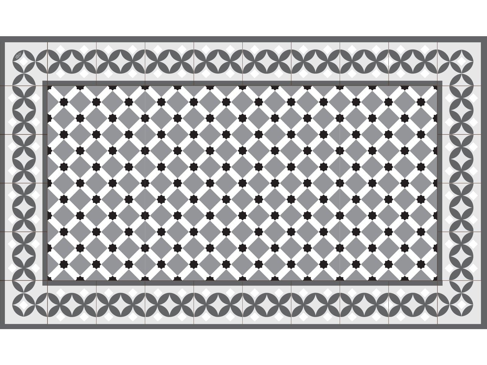 Le Grand Cirque The Big Circus tapilino-cord-gris-65180 Vinyl Mat 65 x 180 cm Multi-Coloured