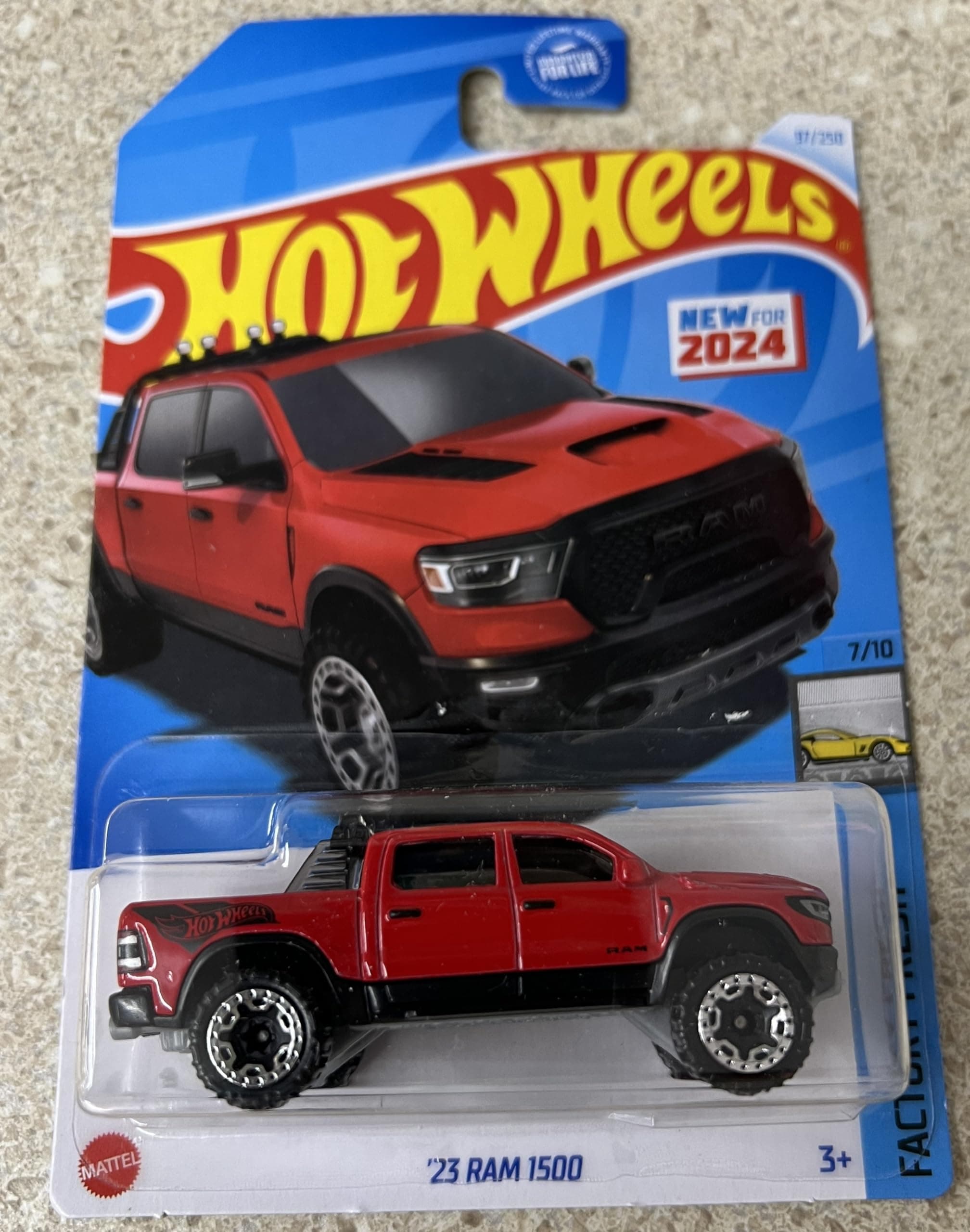 Hot Wheels Red 23 Ram 1500 97/250 Factory Fresh 7/10 New for 2024 ()