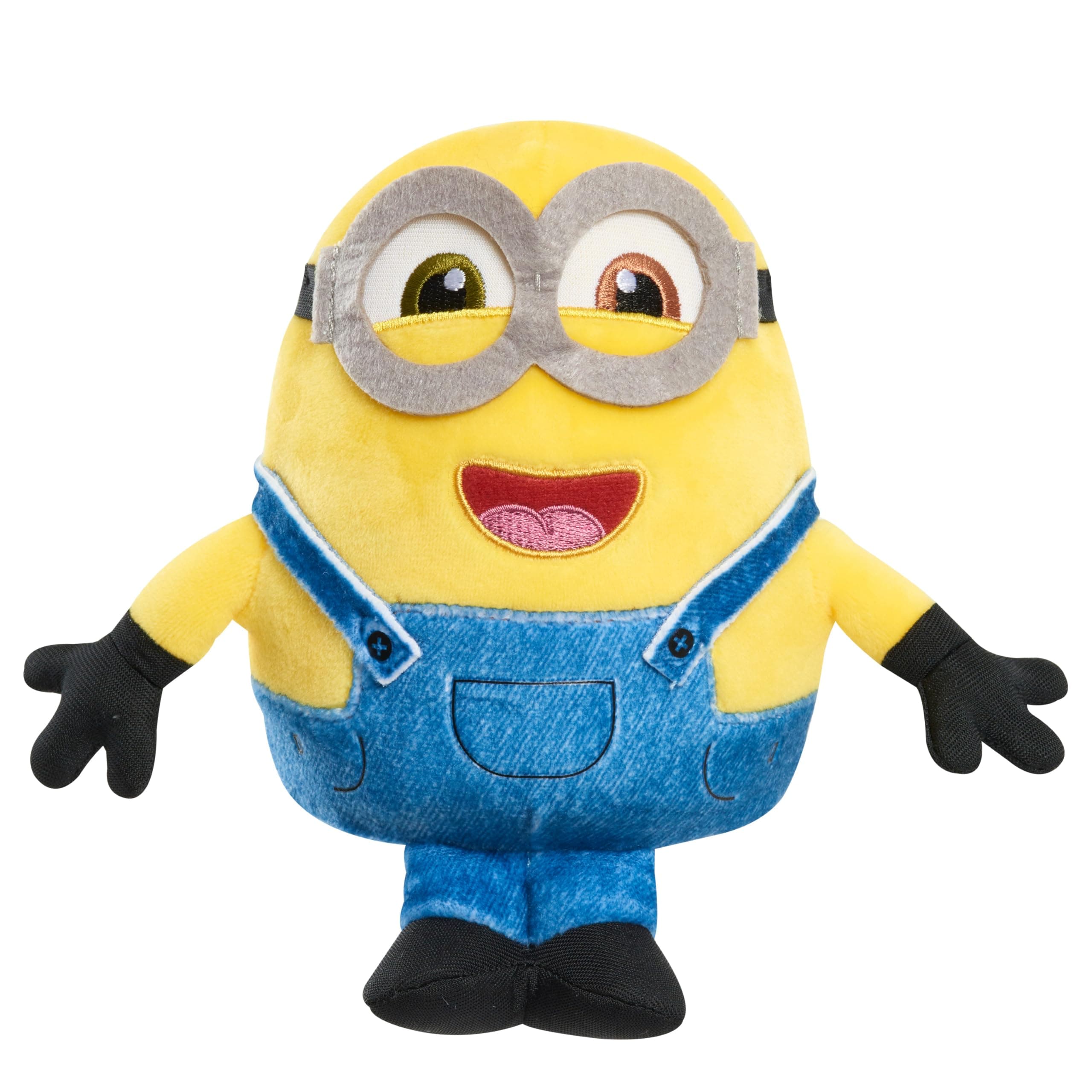 Just Play Illumination's Minions: The Rise of Gru Small Tactile Plush Bob, Kids Toys for Ages 3 Up