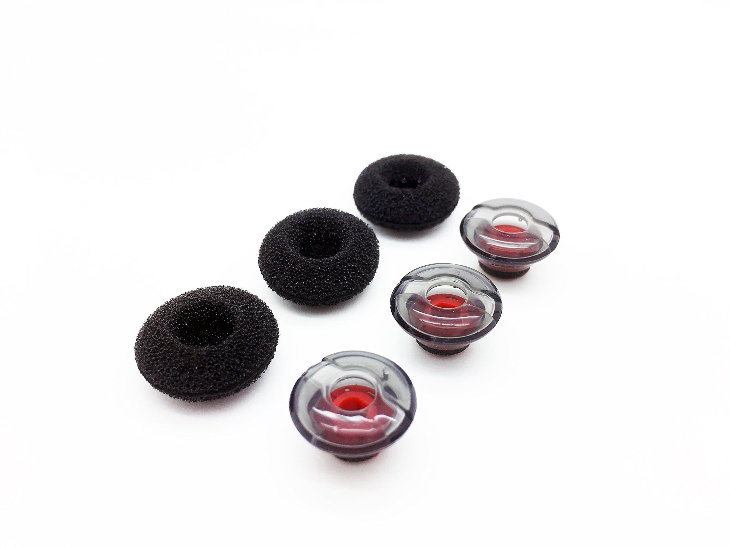 Voyager 5200 5220 Ear Tips - 3 Pack Medium Replacement Earbuds Eartips Eargels & Foams set Compatible with Plantronics Voyager 5200 5220 Wireless Bluetooth Headset - Ultra Comfort