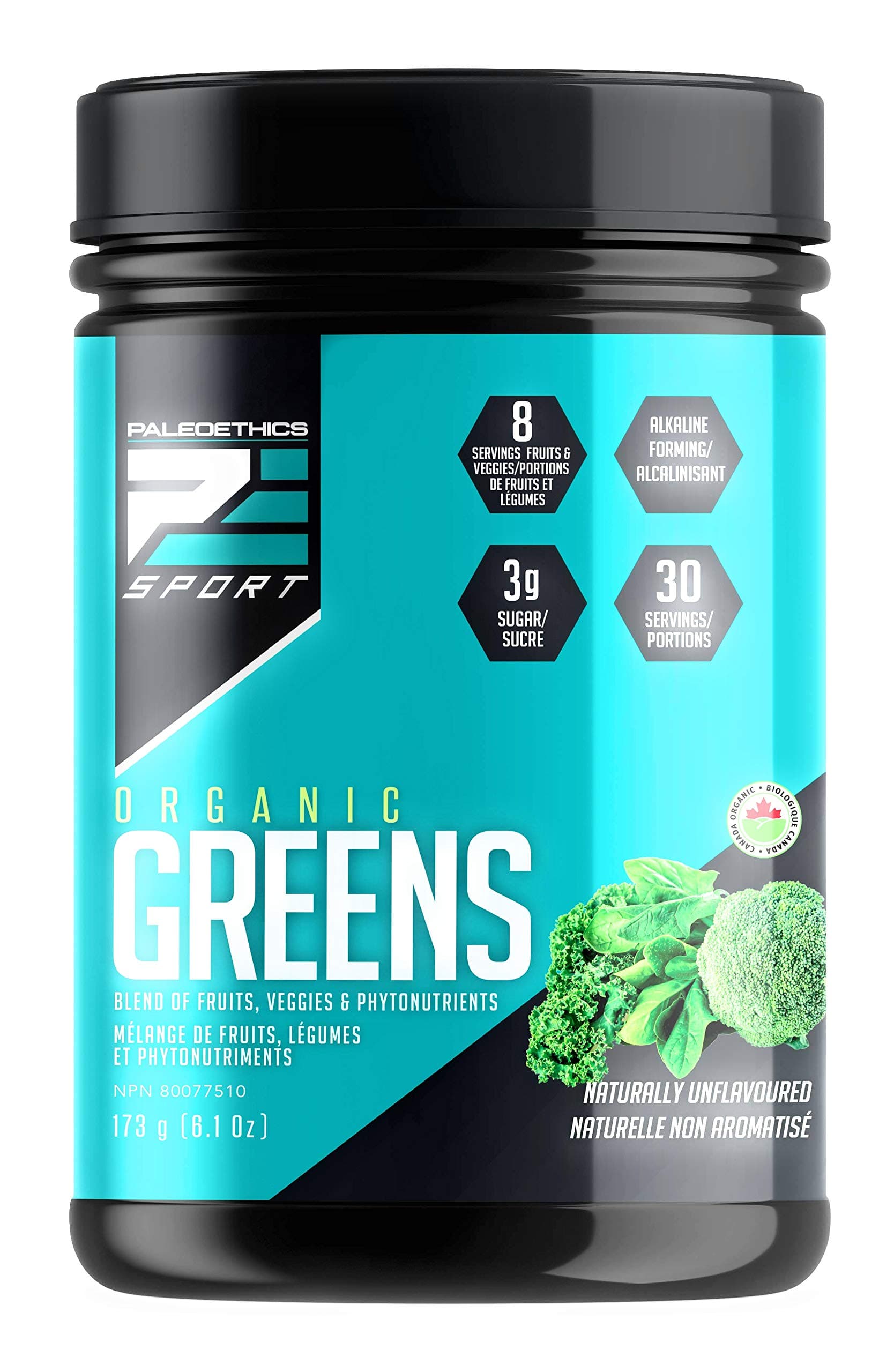 PALEOETHICS All Good Nutrition Greens Unflavored, 173 Gram