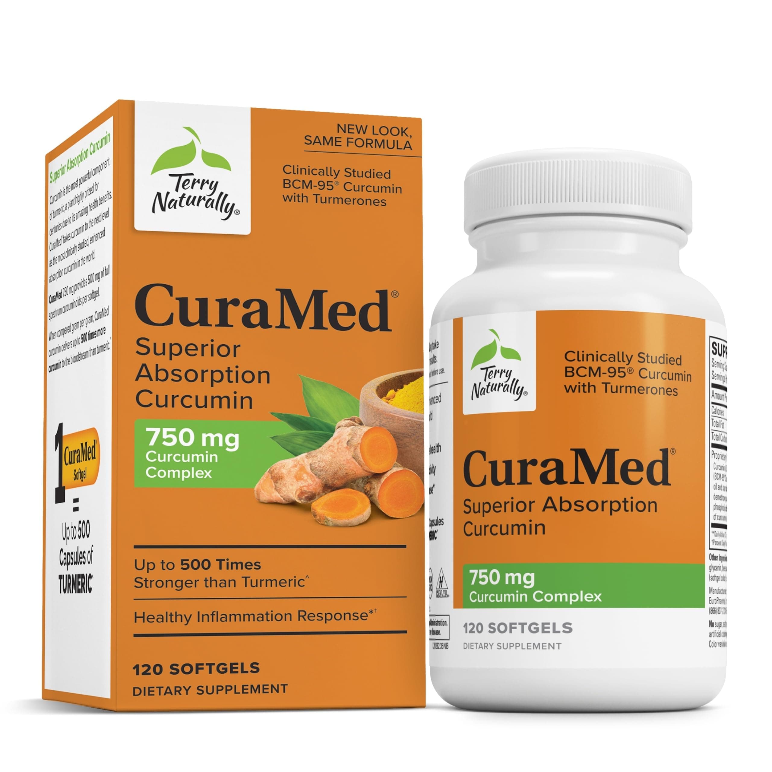 CuraMed Better than Turmeric 750 mg 120 Softgels