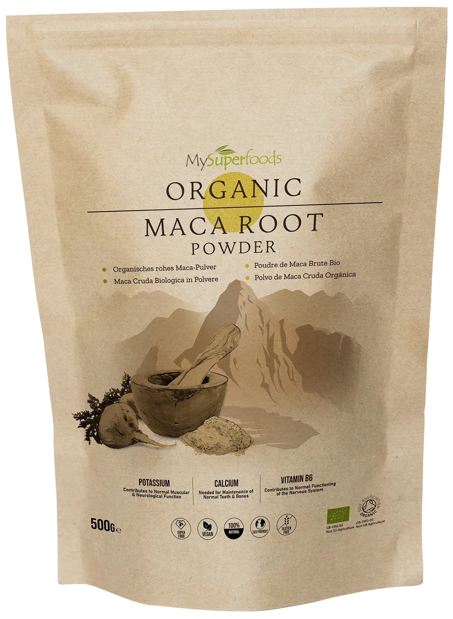 Organic Maca Powder (1lb), Certified Organic by The Soil Association