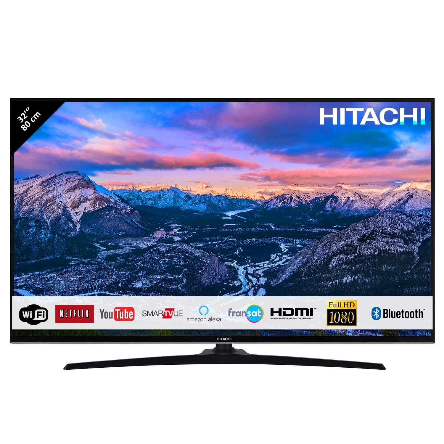 Hitachi 32he4000 Televisor 32'' Lcd Ips Direct Led Fullhd 600hz Smart Tv Wifi