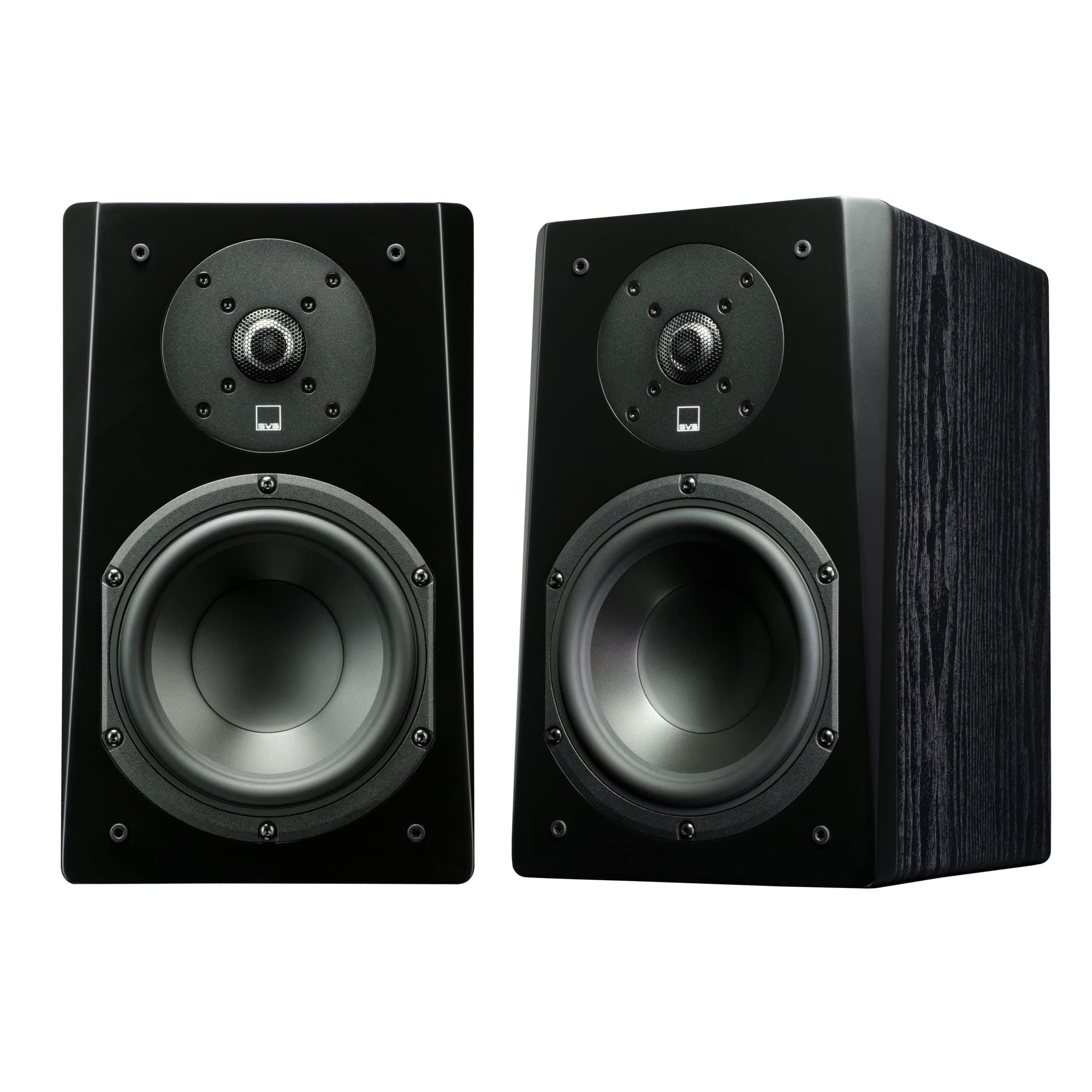Prime Bookshelf Speakers - Pair (Premium Black Ash)