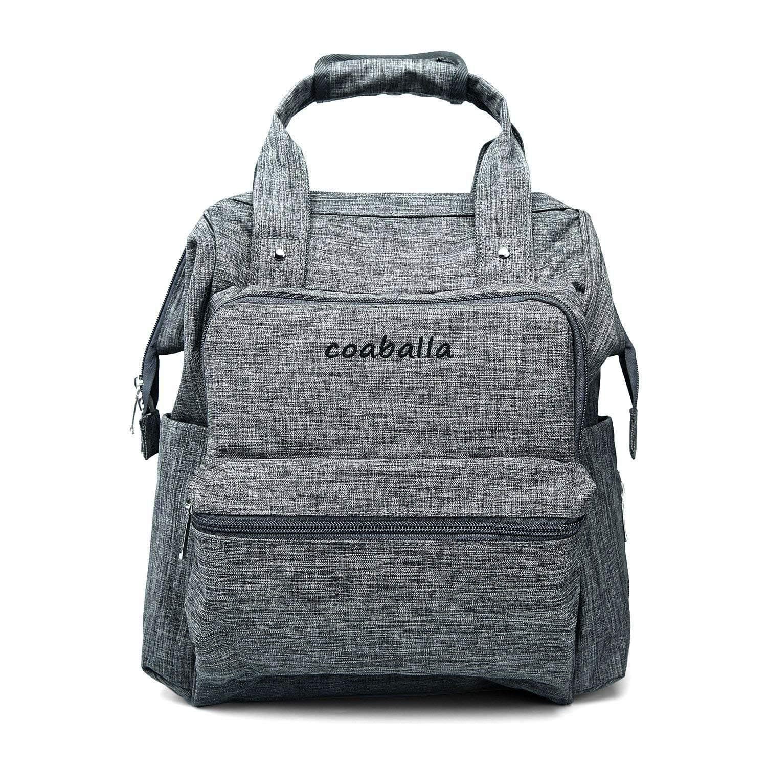 Diaper Backpack, Large Capacity Baby Diaper Bag, Multi-Function Travel Backpack Nappy Bags, Nursing Bag, Fashion Mummy, Roomy Waterproof for Baby Care, Stylish and Durable