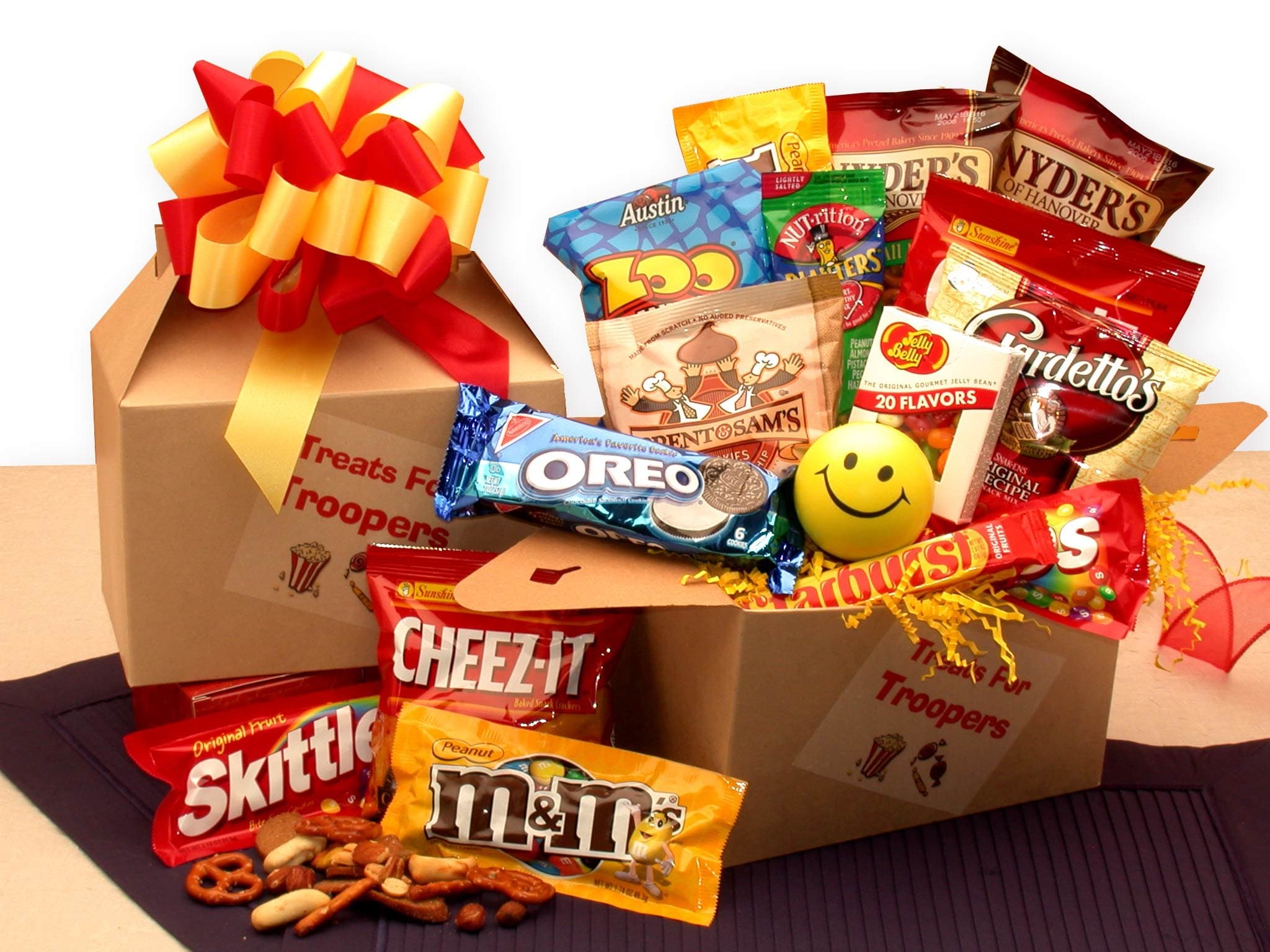 Treats and Fun for Troopers Care Package- Perfect Get Well Care Package for sick friend or treat for kids away at college