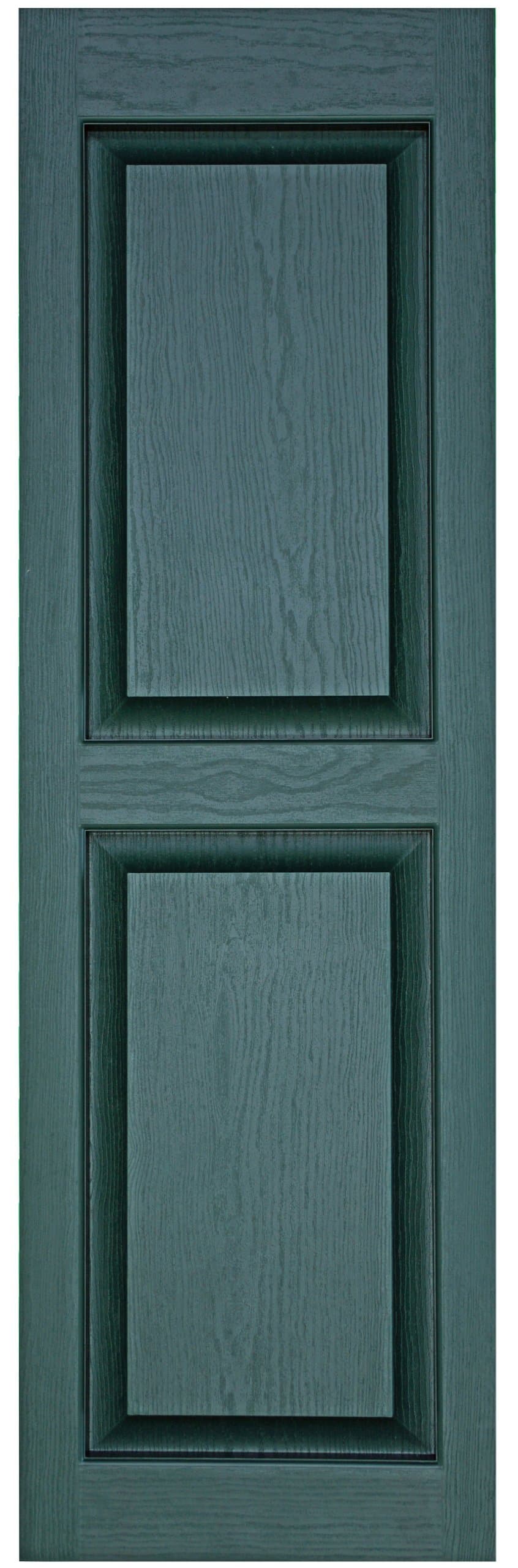 IR561439331 14-1/2-Inch by 39-Inch Raised Panel Exterior Decorative Shutter, 1-Pair, Heritage Green