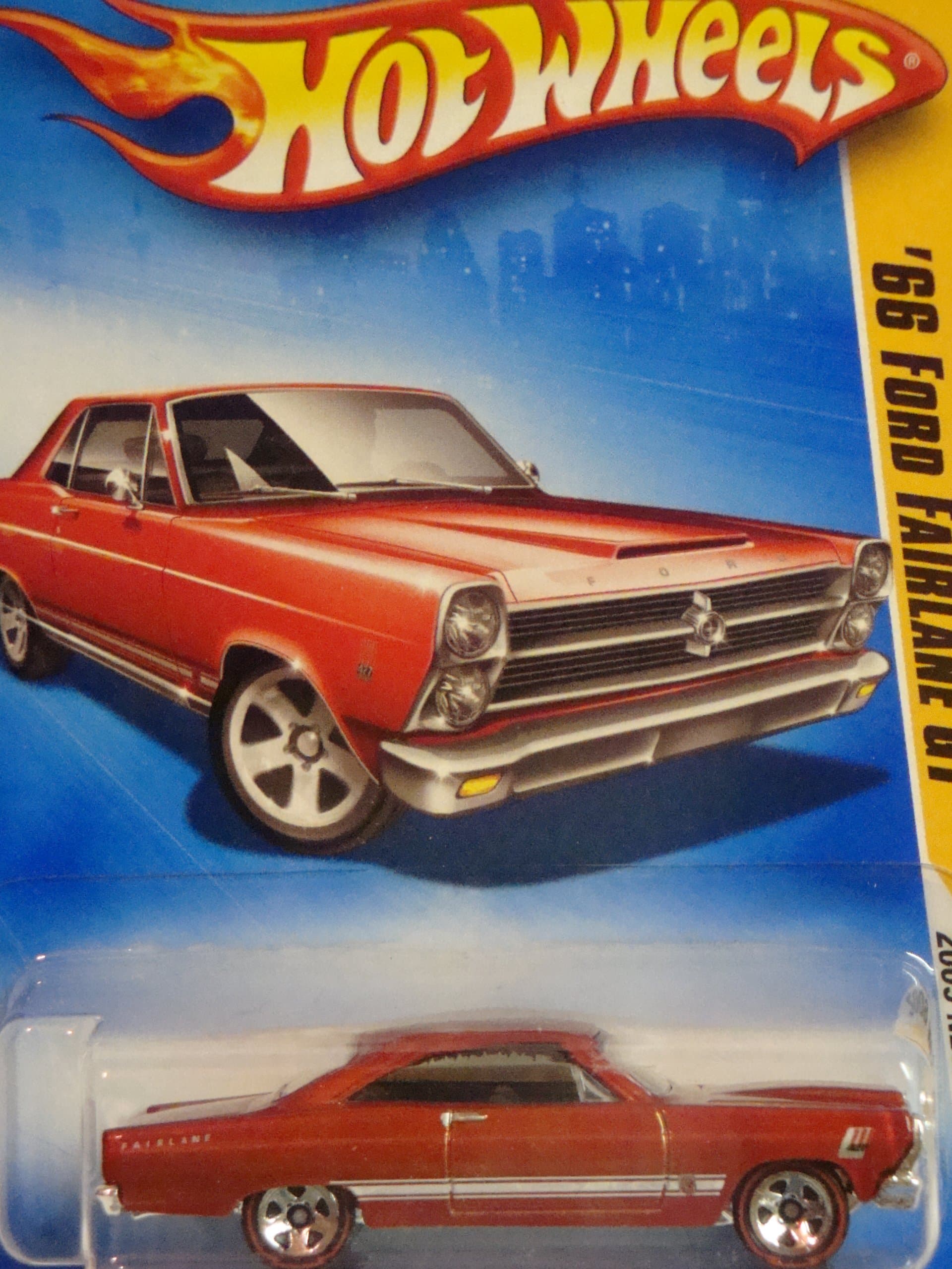 Hot Wheels Red Line Series '66 Ford Fairlane GT 5 Spoke 2009 Scale 1:64