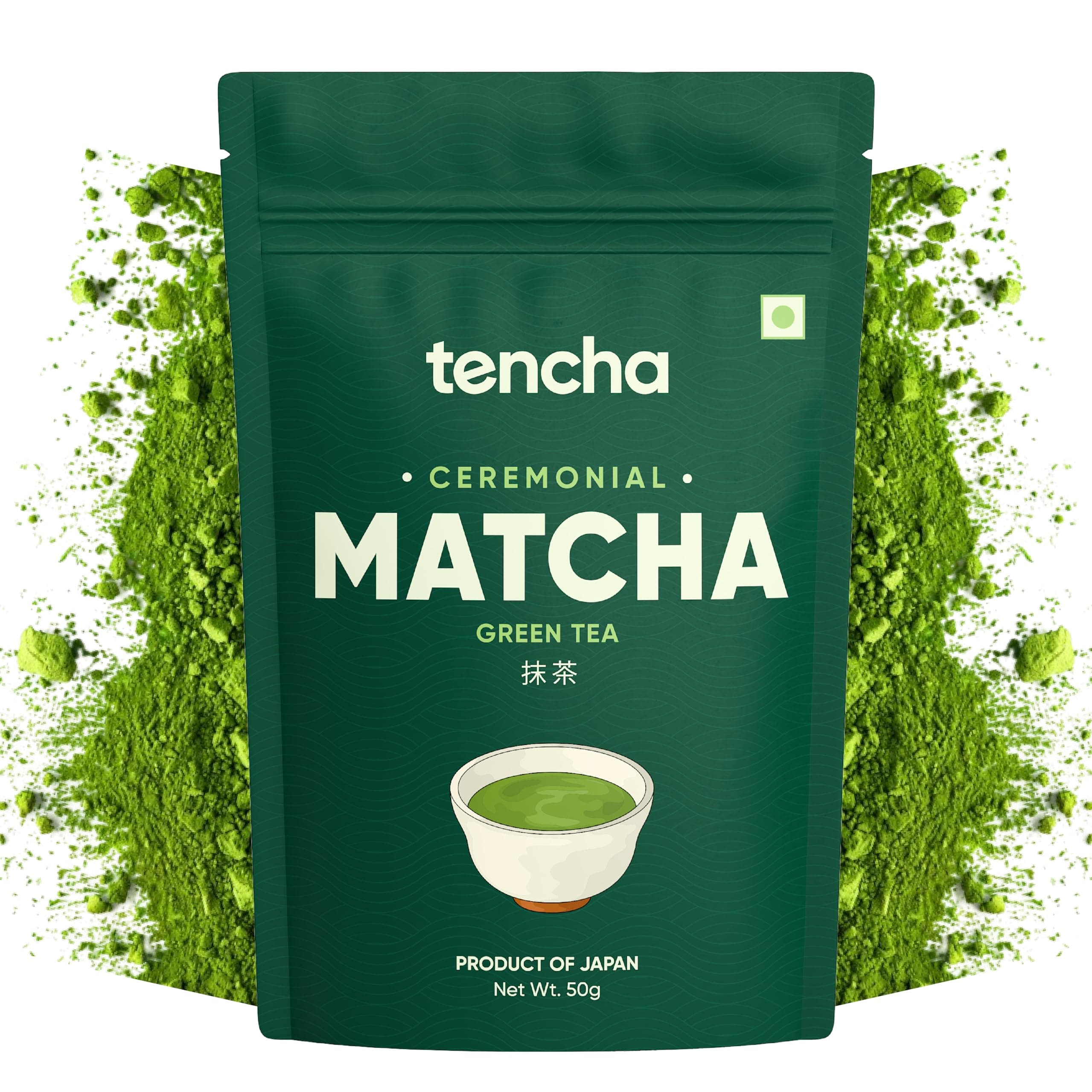 Ceremonial Matcha | Japanese Matcha Green Tea Powder | Sourced from Shizouka, Japan | Vegan | No Artificial Sweeteners | 50 GM, Pack of 1