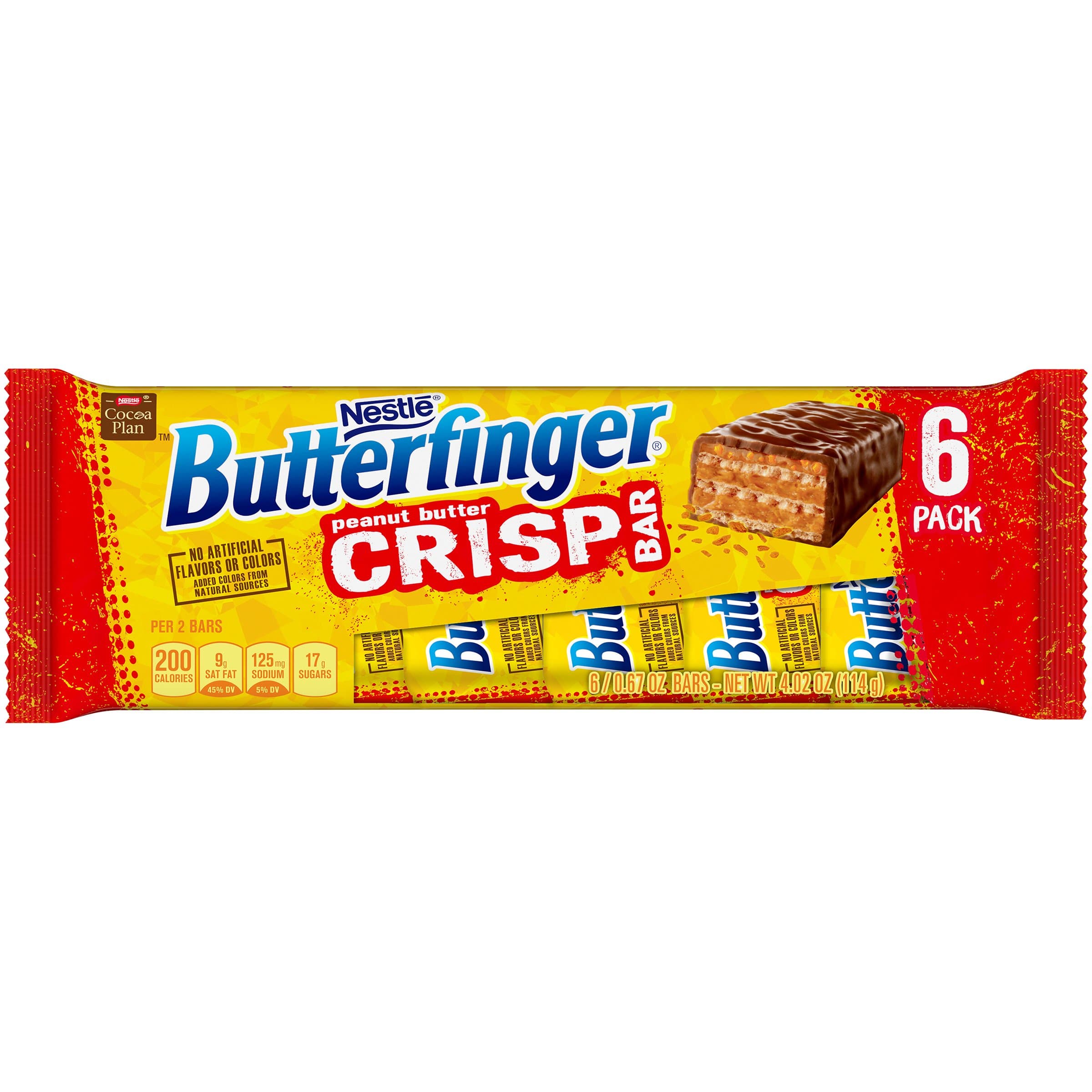 Butterfinger 6 Piece Crisp Candy Bars, 4.02 oz
