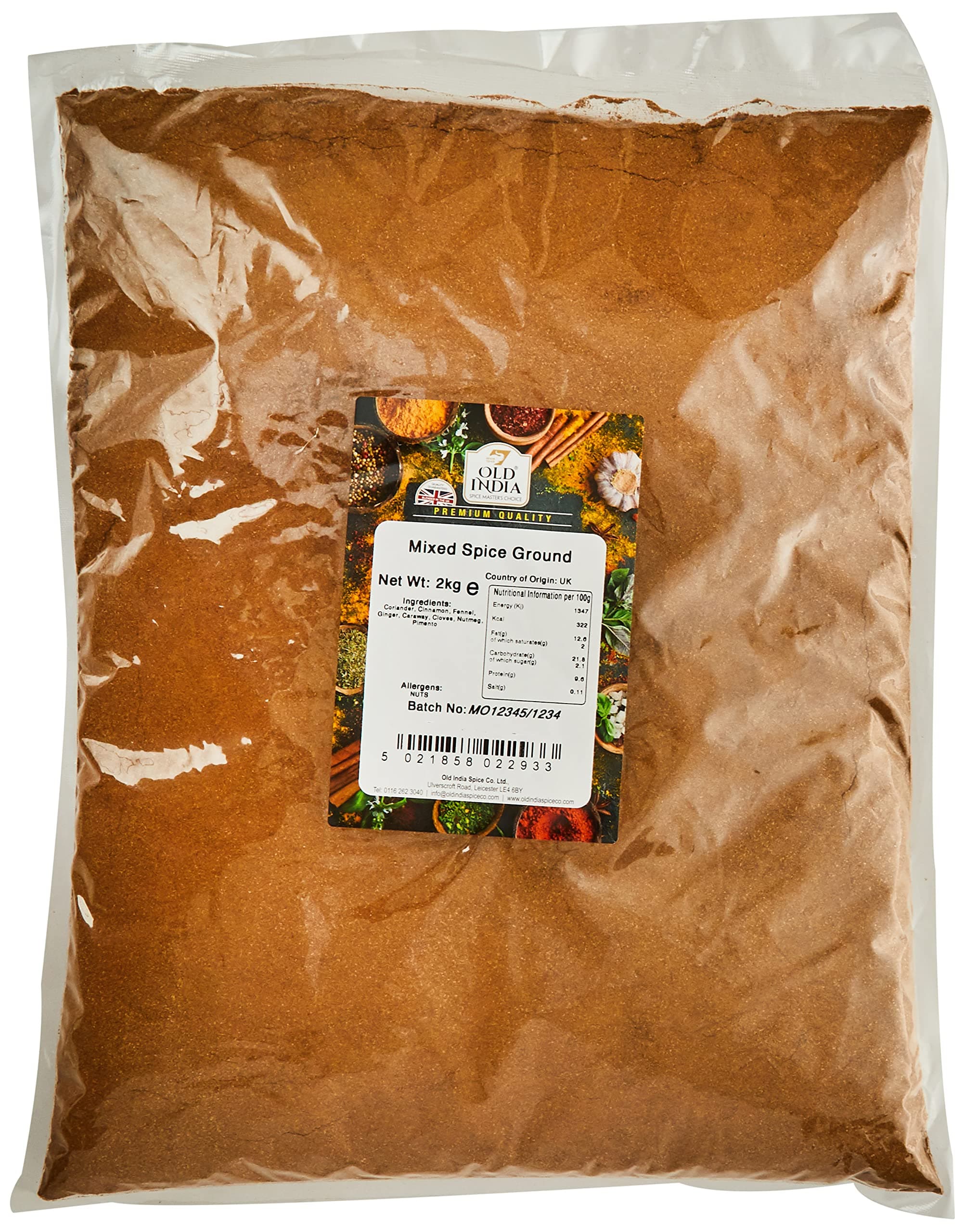 Old India Mixed Spice Ground 2kg