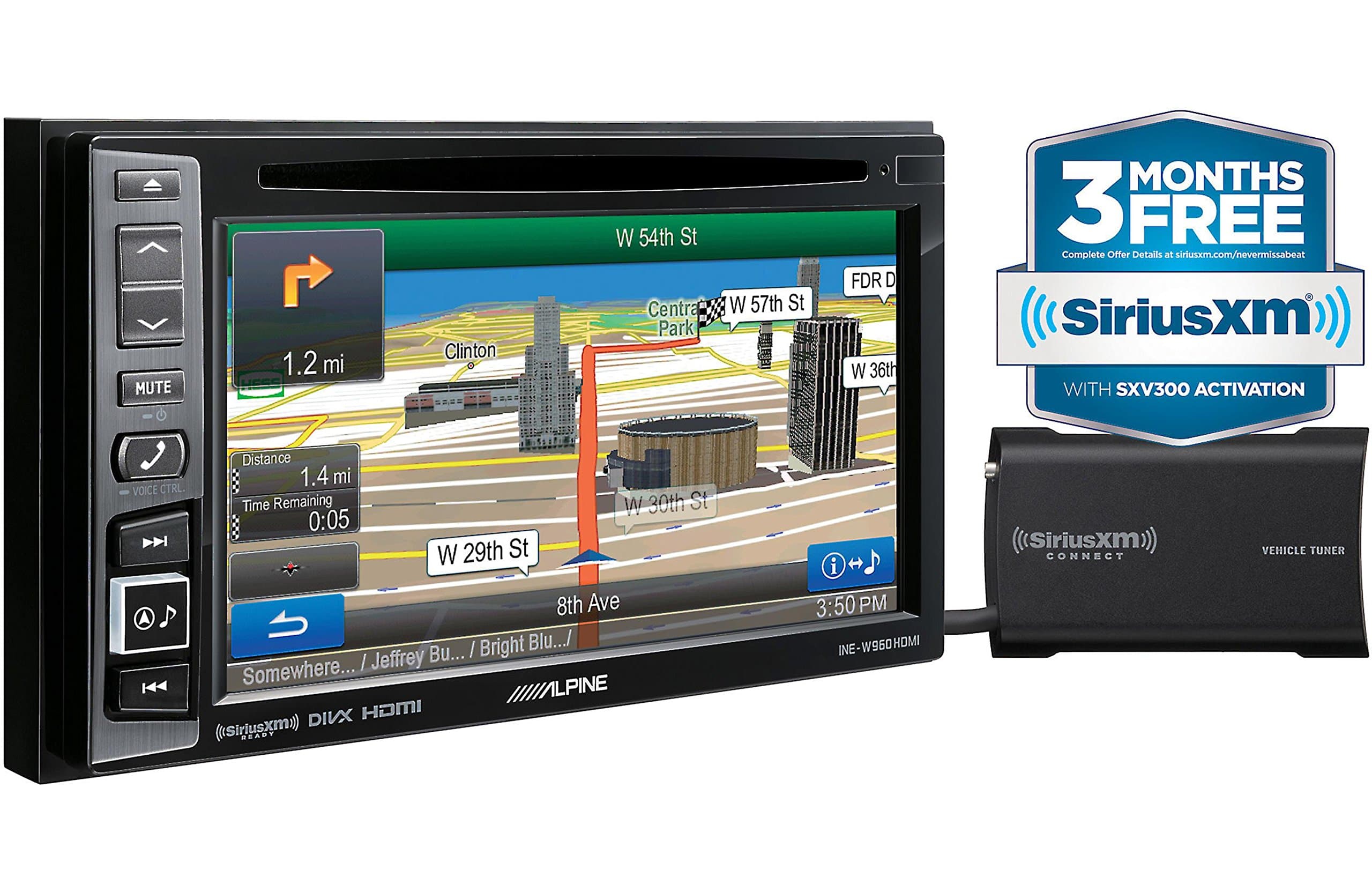 Alpine INE-W960HDMI Audio/Video/Nav System with Sirius XM SXV300 tuner