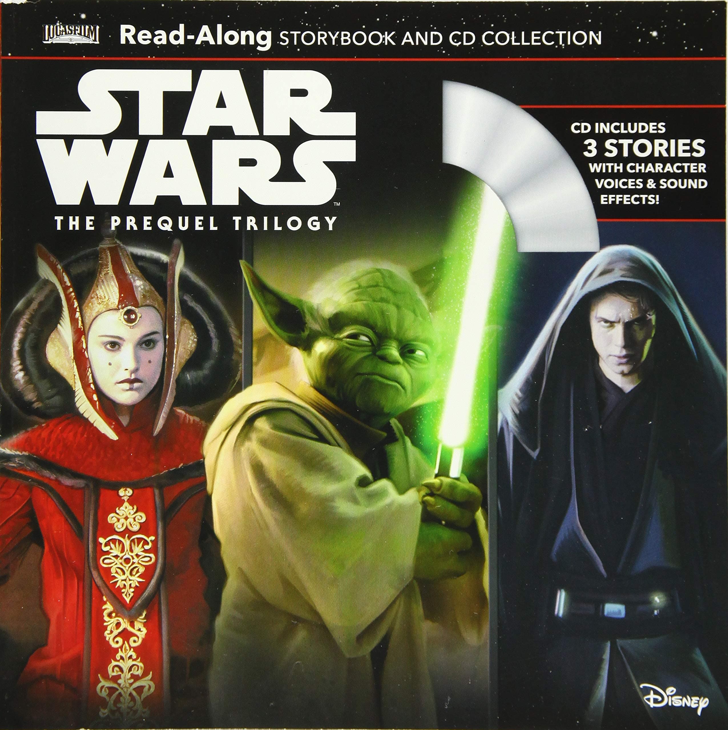 Star Wars The Prequel Trilogy Read-Along Storybook & CD Collection (Read-Along Storybook and CD) Paperback – March 5, 2019