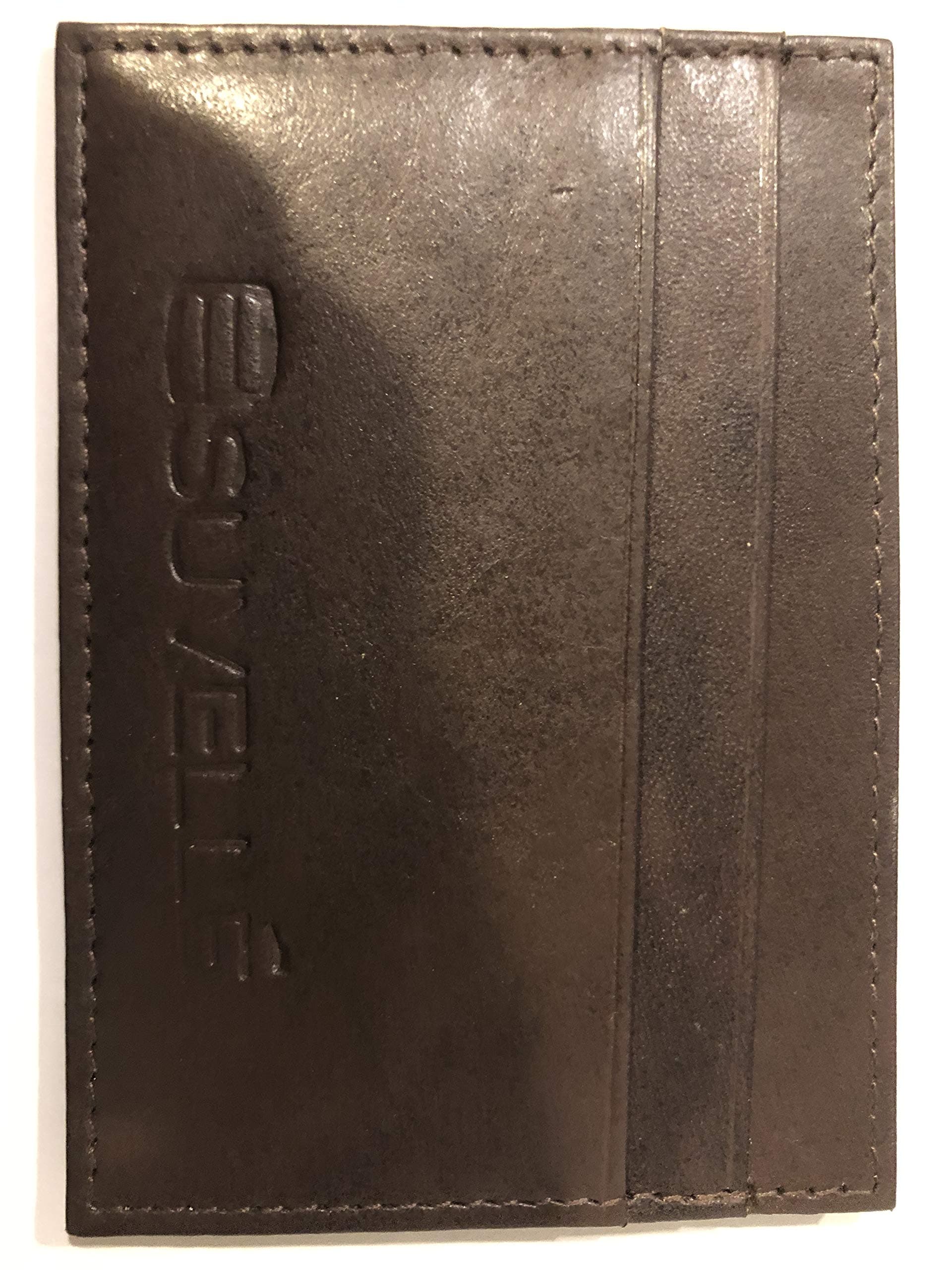 Mens Genuine Leather Credit Card Holder Minimalist Wallet Front Pocket Card Case Holder