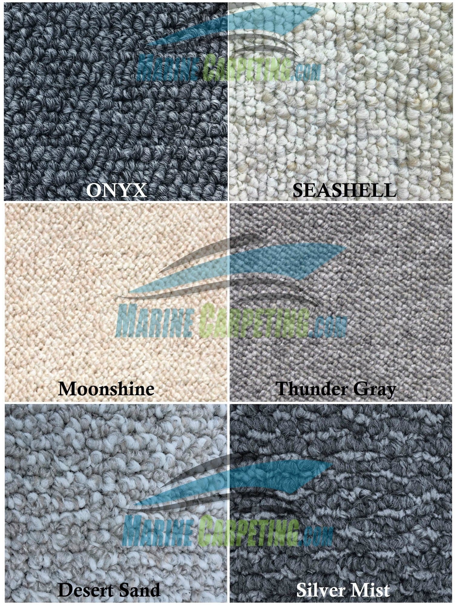 2003-2007 Sea Ray 320 Sundancer 3-Piece Berber Replacement Carpet Set