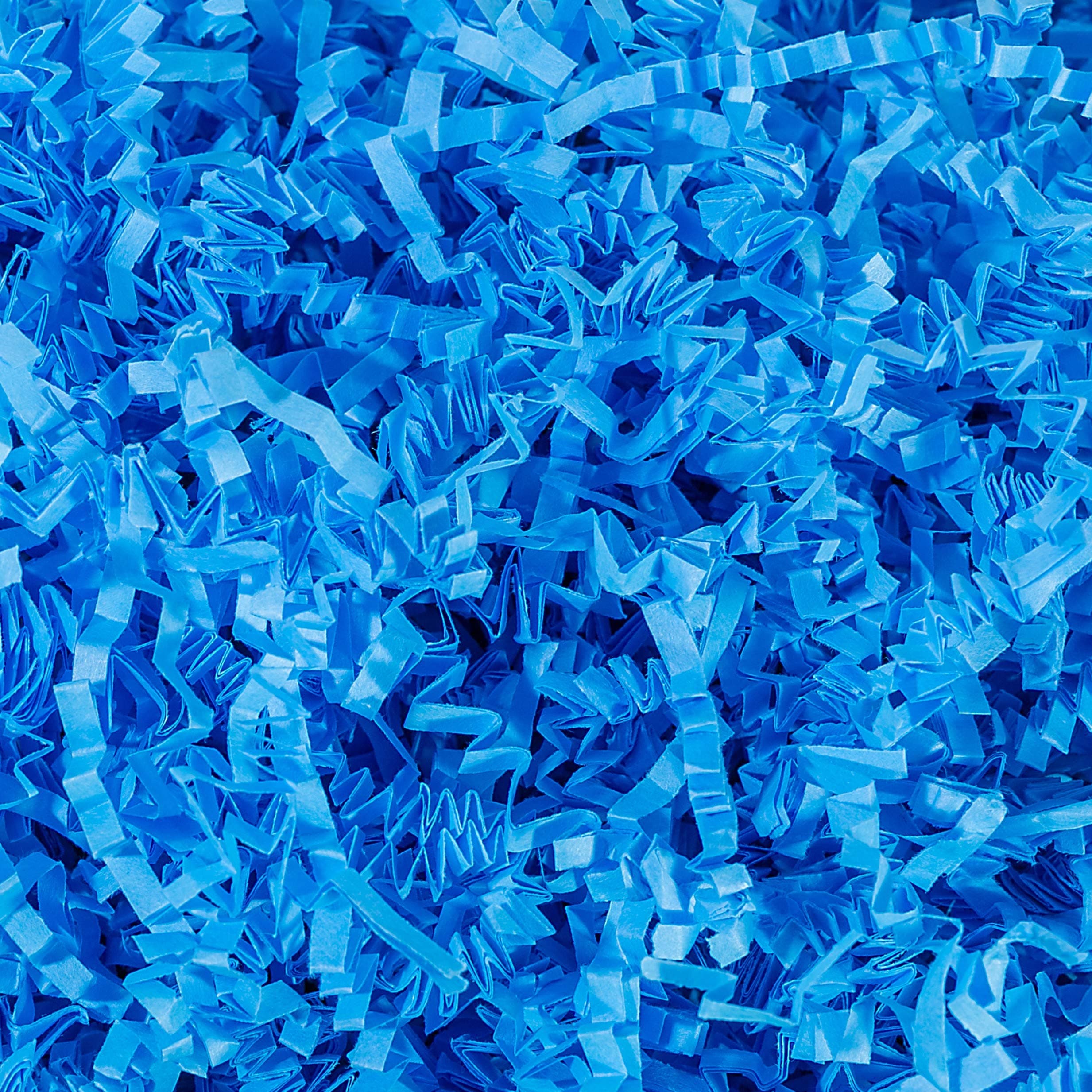 MagicWater Supply - 5 oz - Light Blue - Crinkle Cut Paper Shred Filler great for Gift Wrapping, Basket Filling, Birthdays, Weddings, Anniversaries